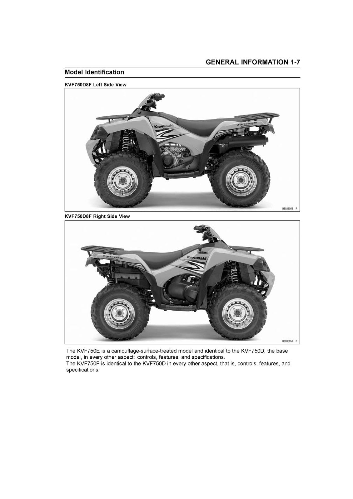 KAWASAKI Brute Force 750 4x4i KVF750 4x4 ATV Service Manual 2007 - WIRE BOUND