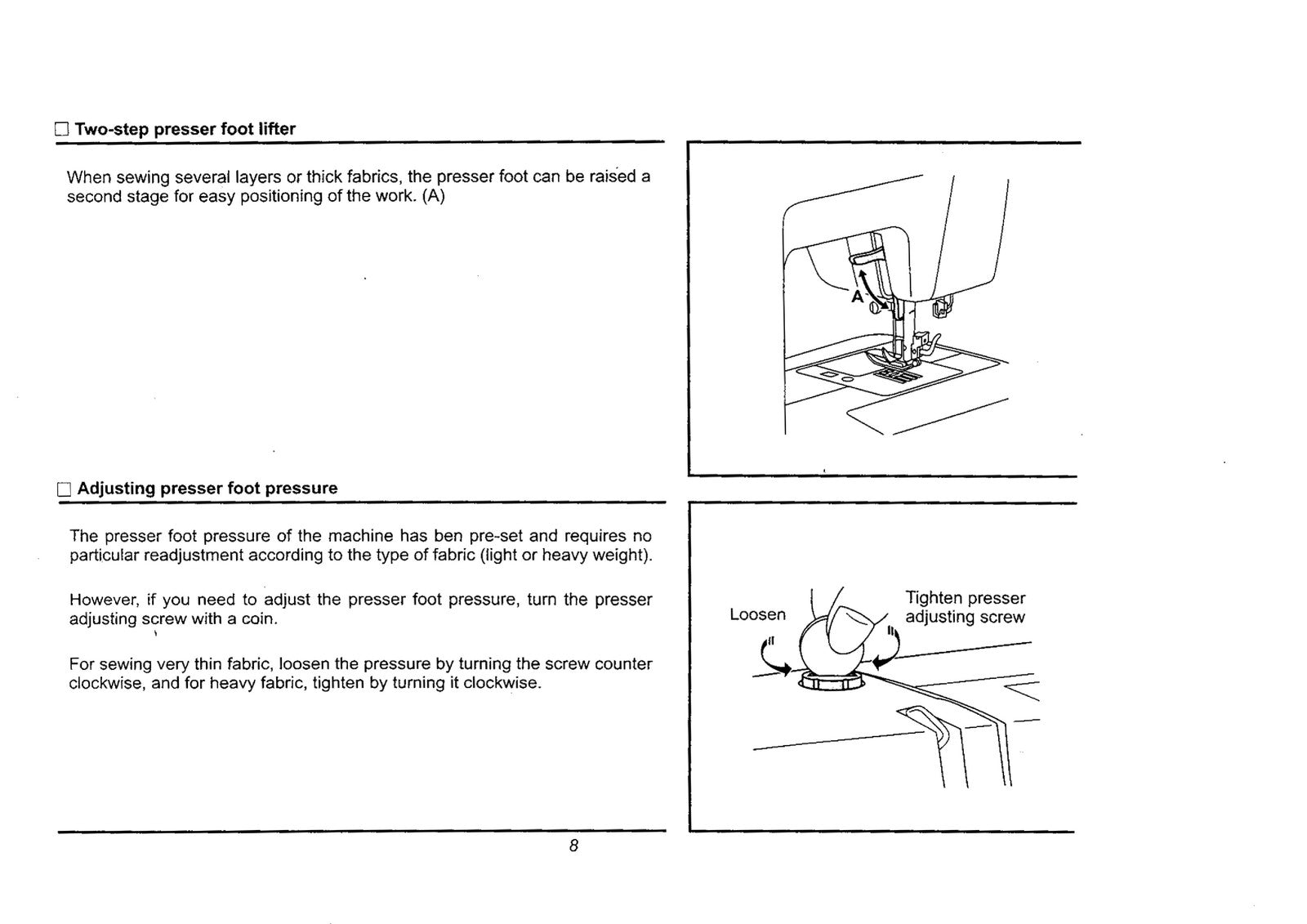 SINGER 3860 Instruction Manual - STEEL WIRE BOUND - PROTECTIVE COVERS