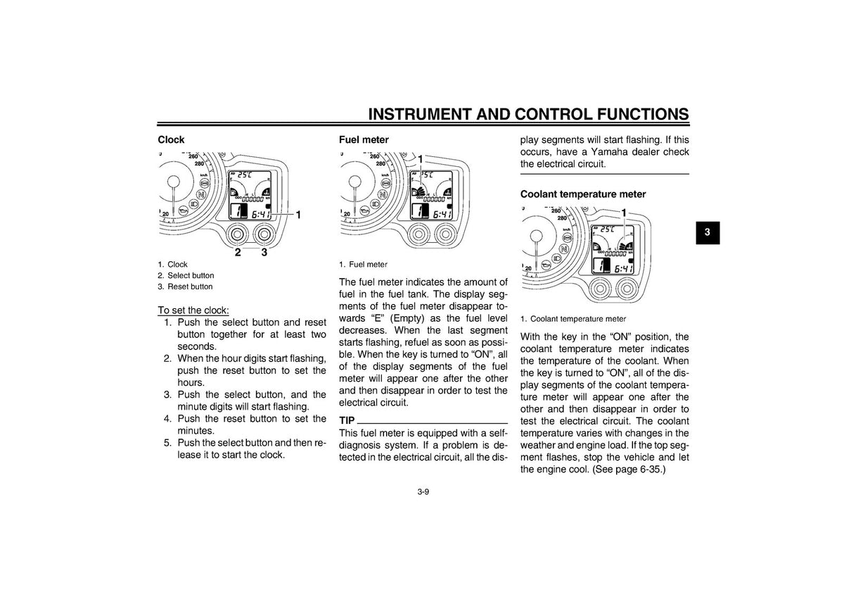 YAMAHA FJR1300AS Owners Manual 2009 - STEEL WIRE BOUND - PROTECTIVE COVERS