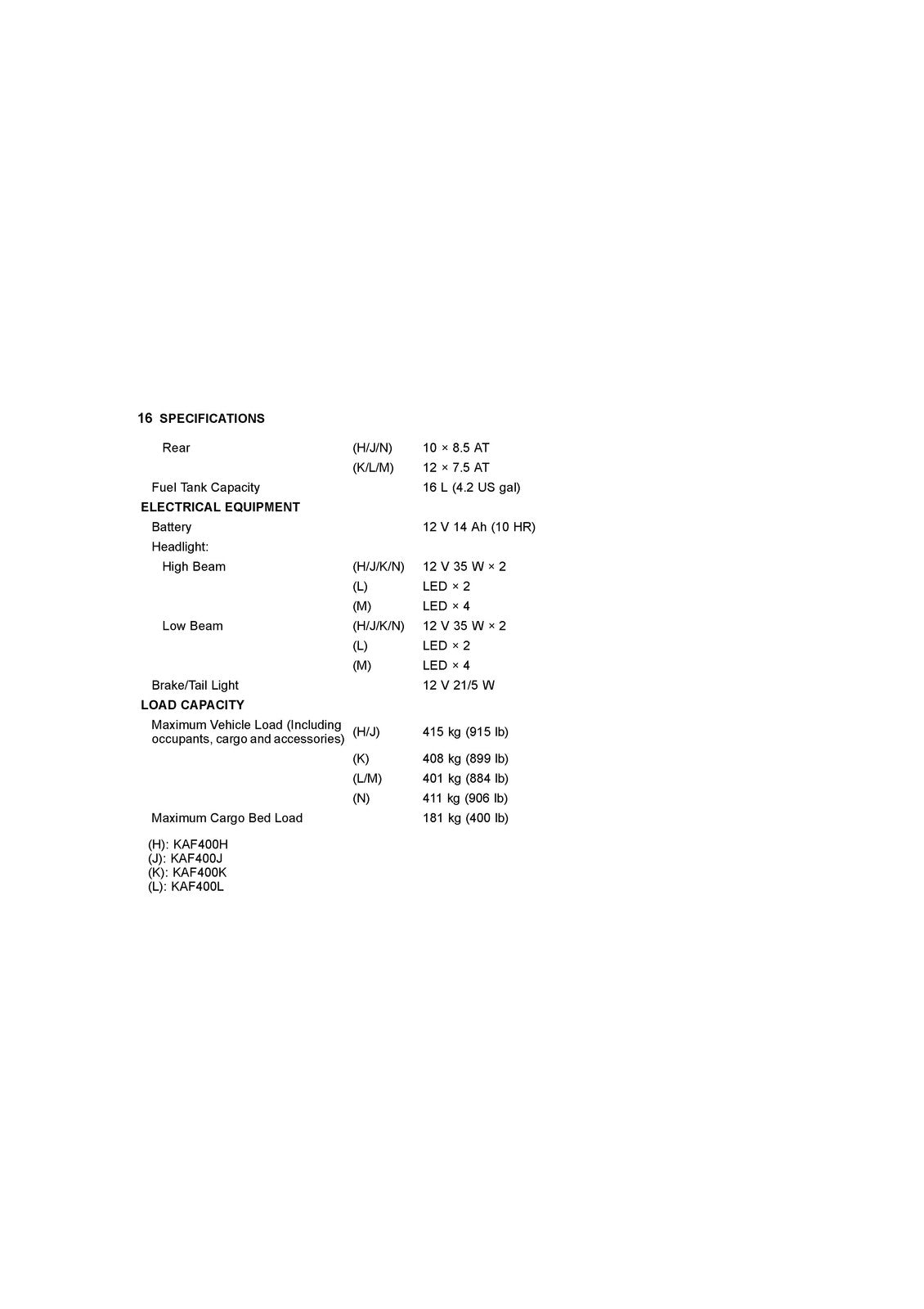 KAWASAKI Mule SX 4x4 SE Utility Vehicle Owners Manual 2019 - WIRE BOUND - COVERS