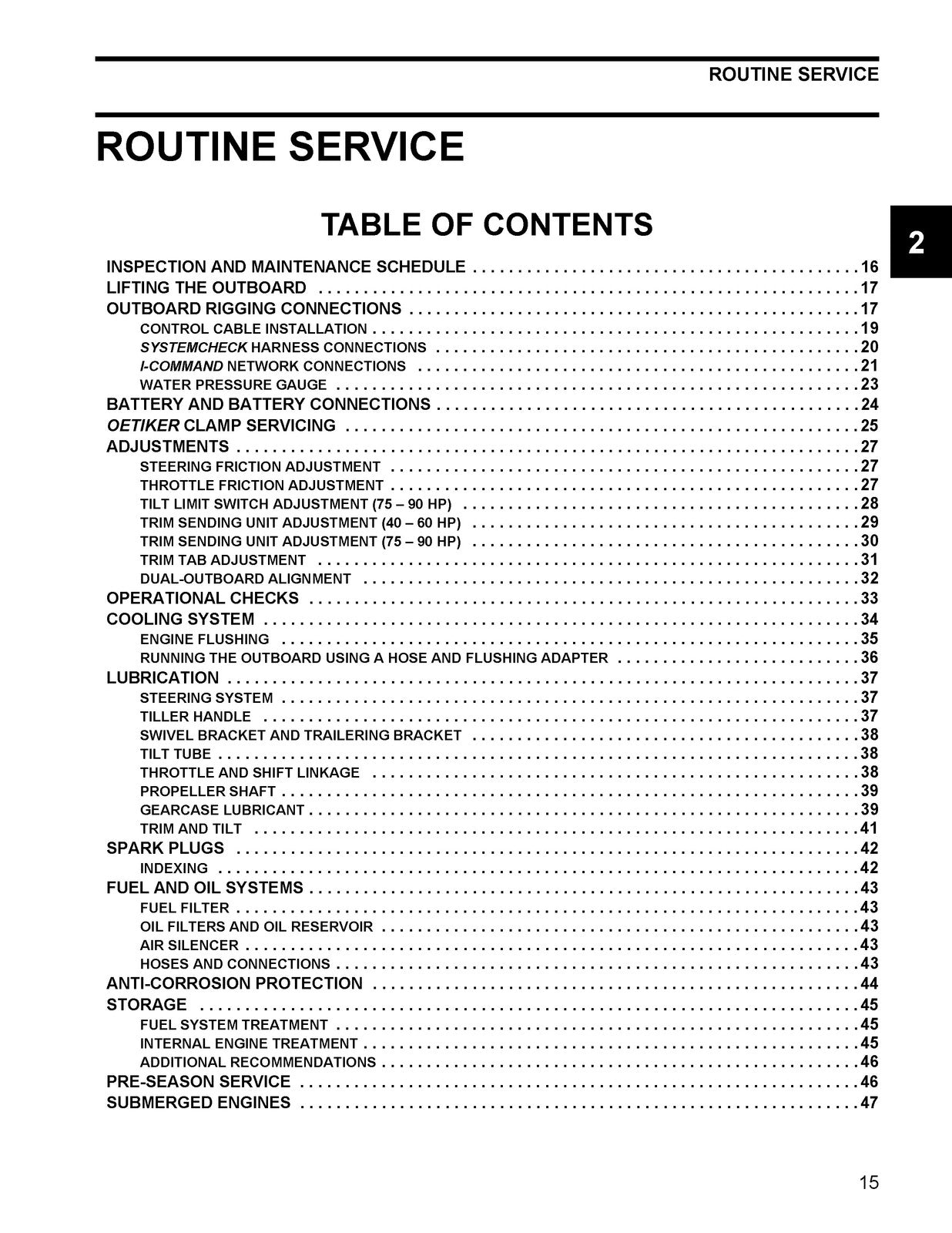 EVINRUDE 40 50 60 65 75 90 HP 2001 Service Manual - BOUND - COVERS - XL FOLDOUTS