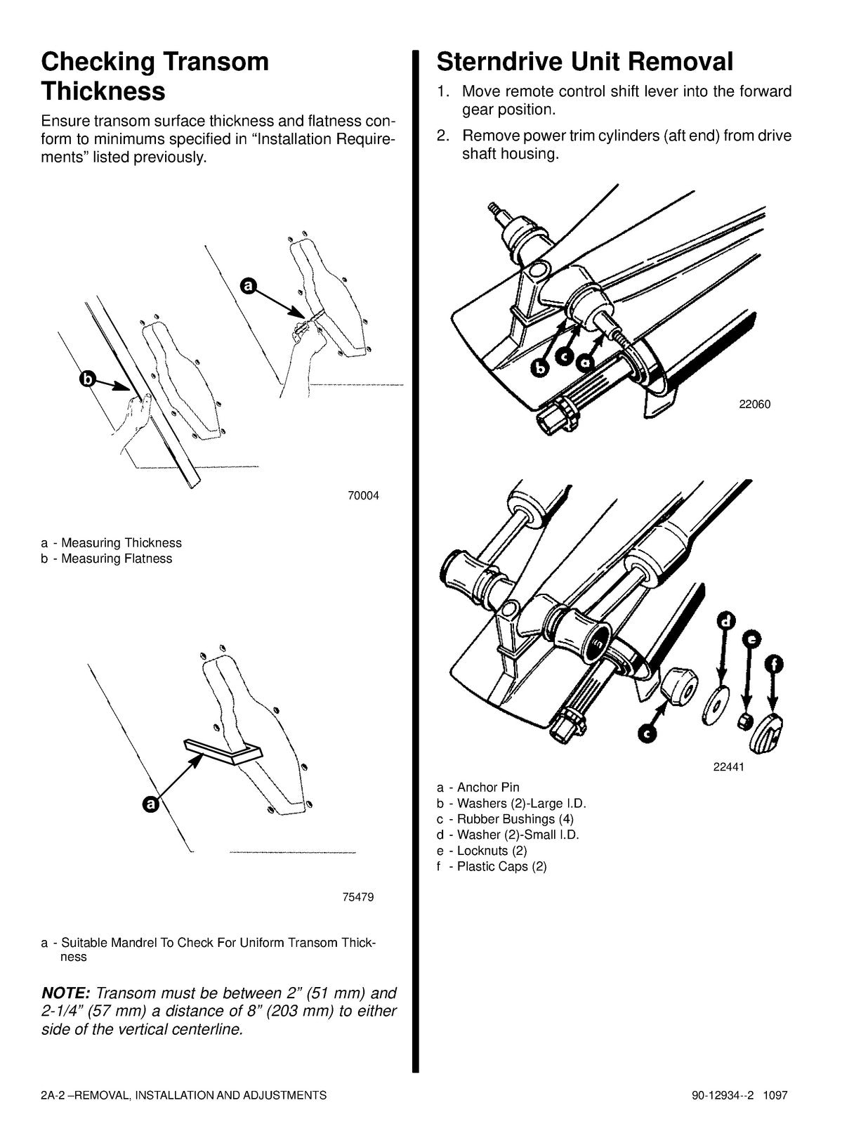 MERCURY MERCRUISER R MR Alpha One Alpha One SS Service Manual 1997 - WIRE BOUND