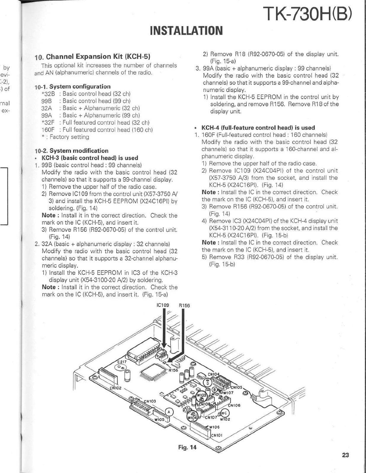 KENWOOD TK-730H TK-730HB VHF FM Transceiver Service Manual 1991, FOLDOUTS
