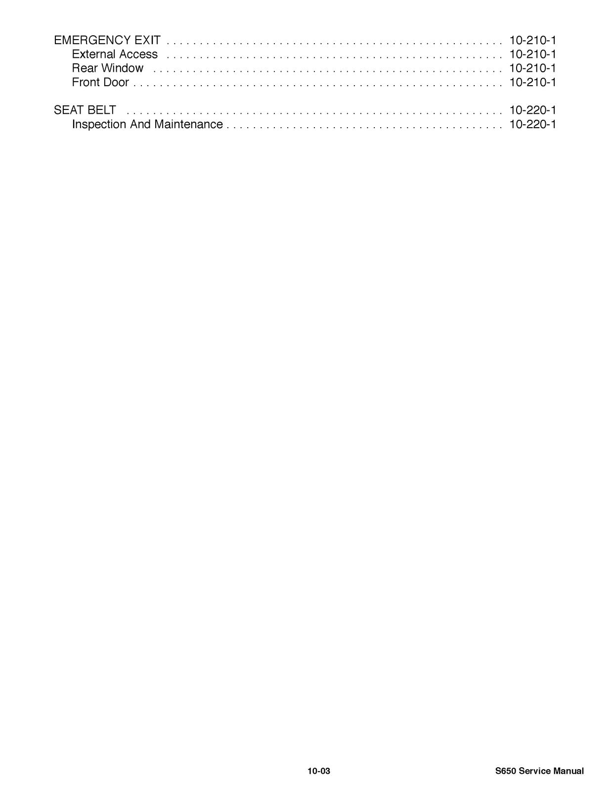 BOBCAT S630 Skid-Steer Loader Service Manual SN A3NT11001 Up 2010, FOLDOUTS