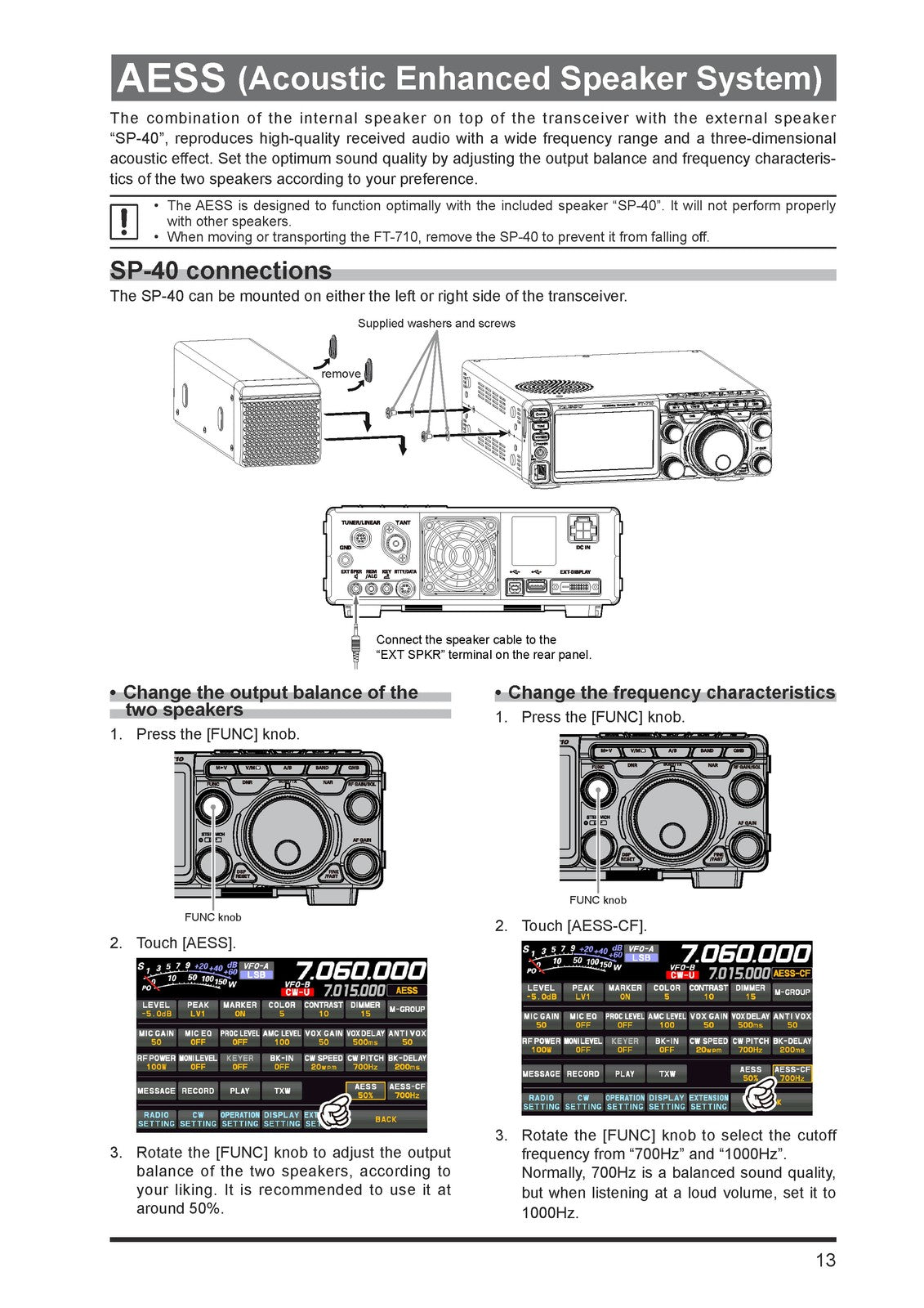 YAESU FT-710 HF Transceiver Operation Manual - STEEL WIRE BOUND - TOUGH COVERS