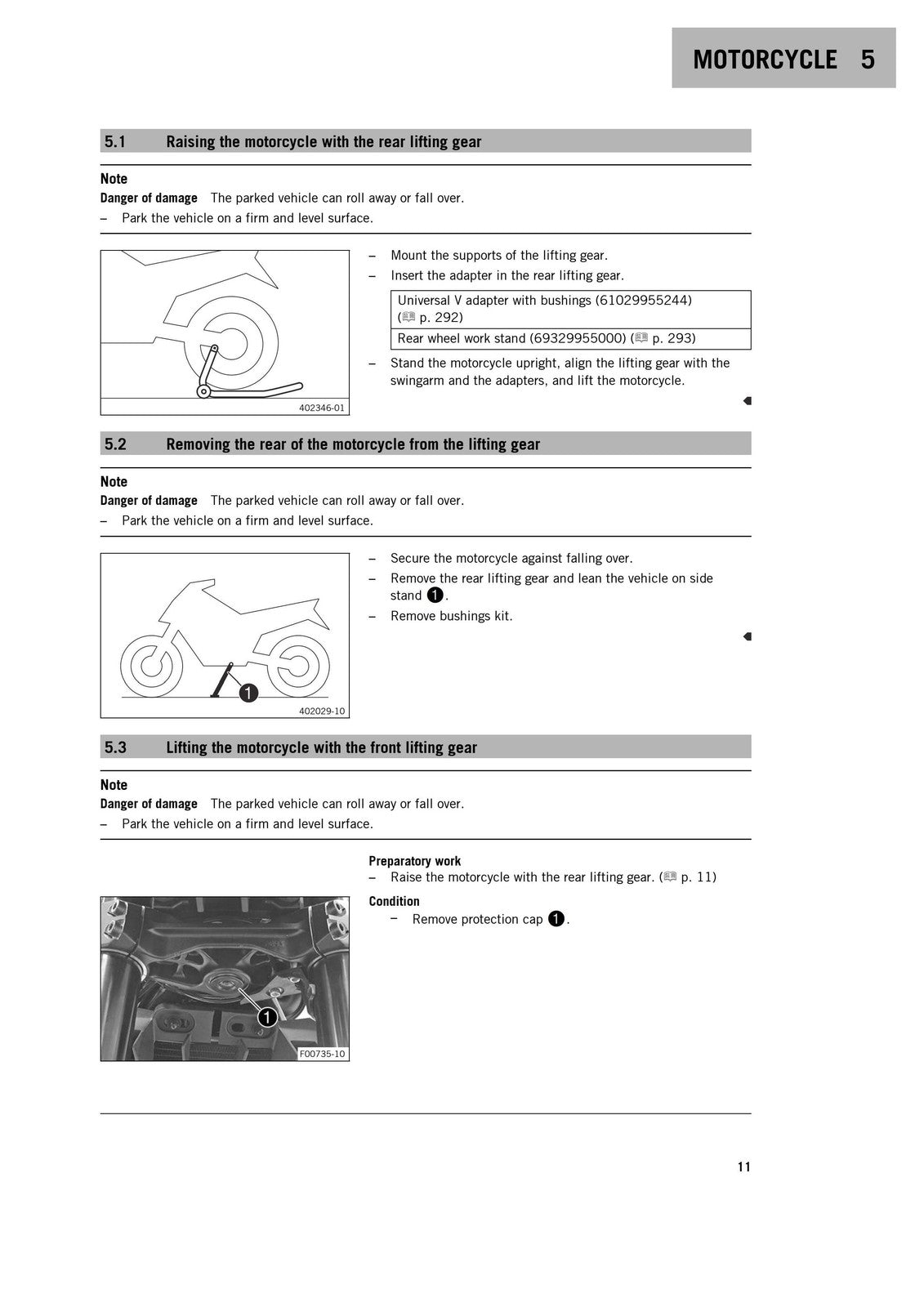KTM 125 Duke Repair Manual 2018 - STEEL WIRE BOUND - PROTECTIVE COVERS