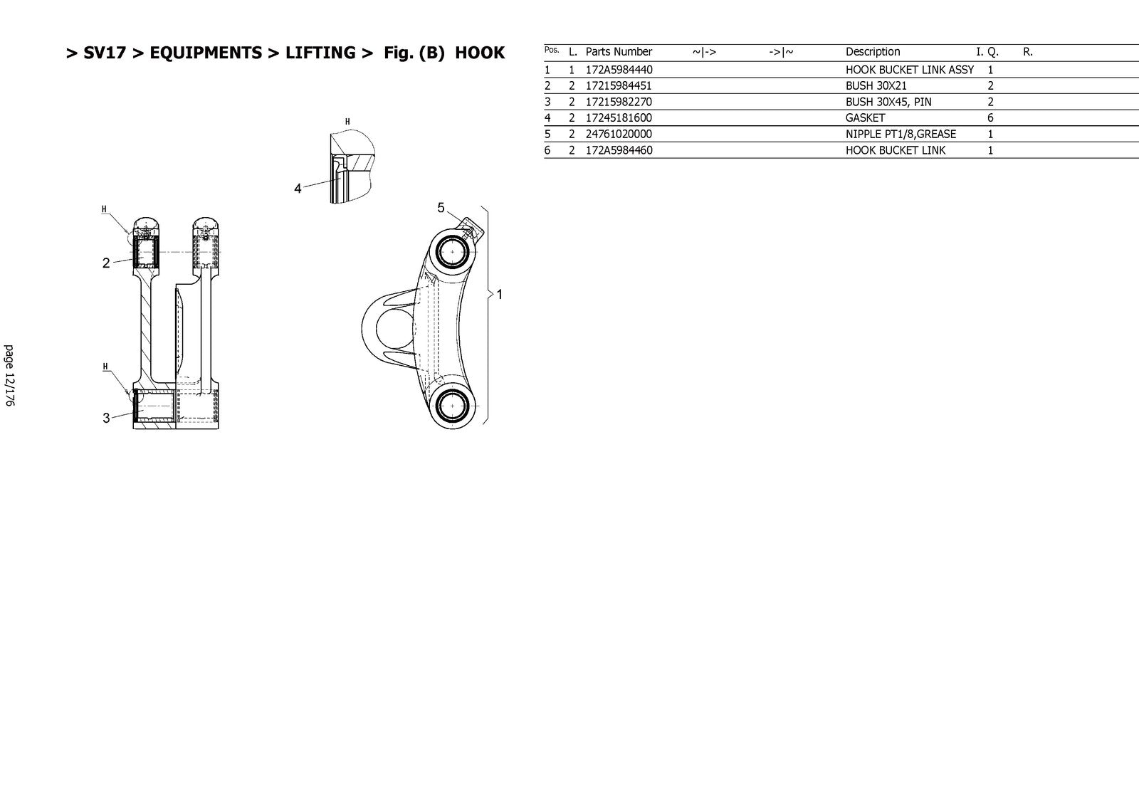 YANMAR SV17 Crawler Excavator Parts Catalog Manual - WIRE BOUND - TOUGH COVERS