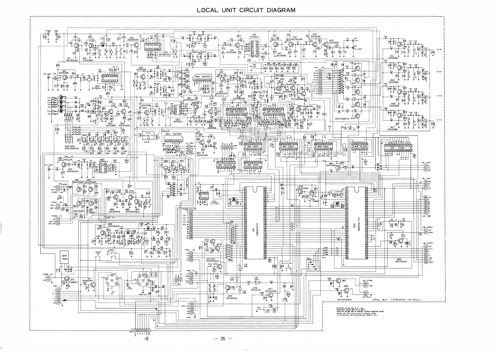 YAESU FT-767GX Transceiver Service Manual - BOUND - COVERS - XL FOLDOUT PAGES