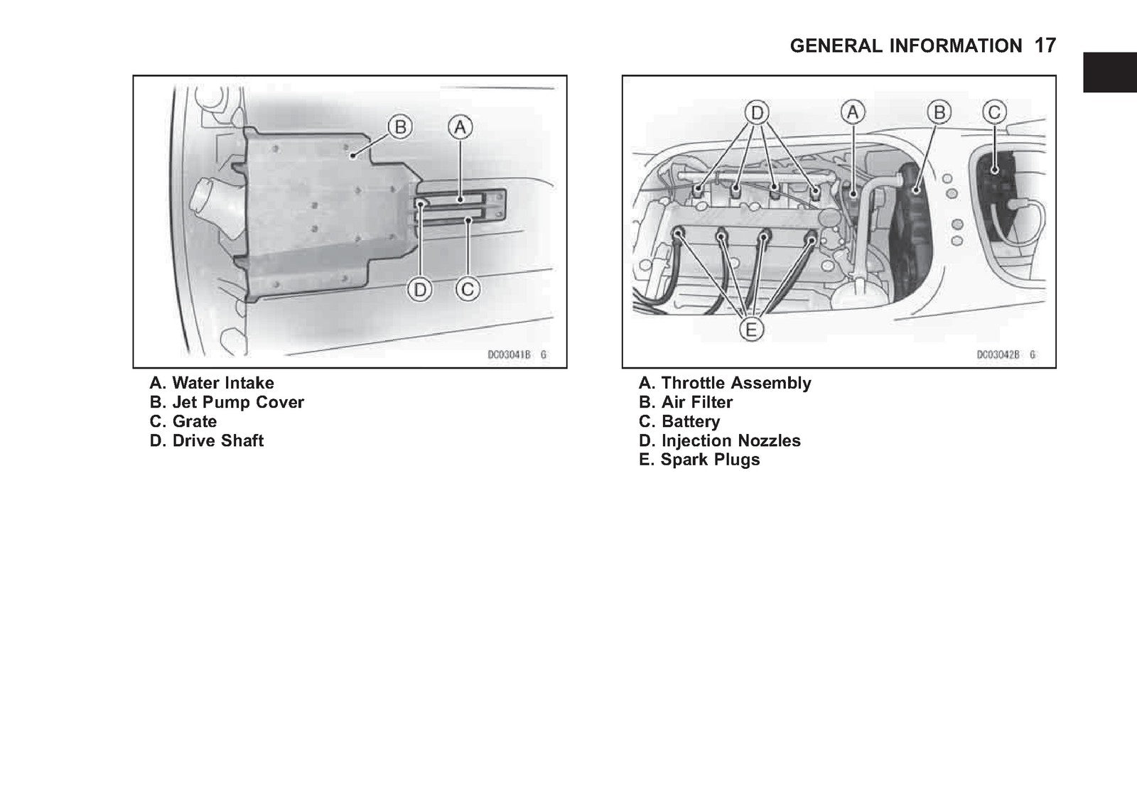 KAWASAKI JET SKI STX Owners Manual 2009 - STEEL WIRE BOUND - PROTECTIVE COVERS