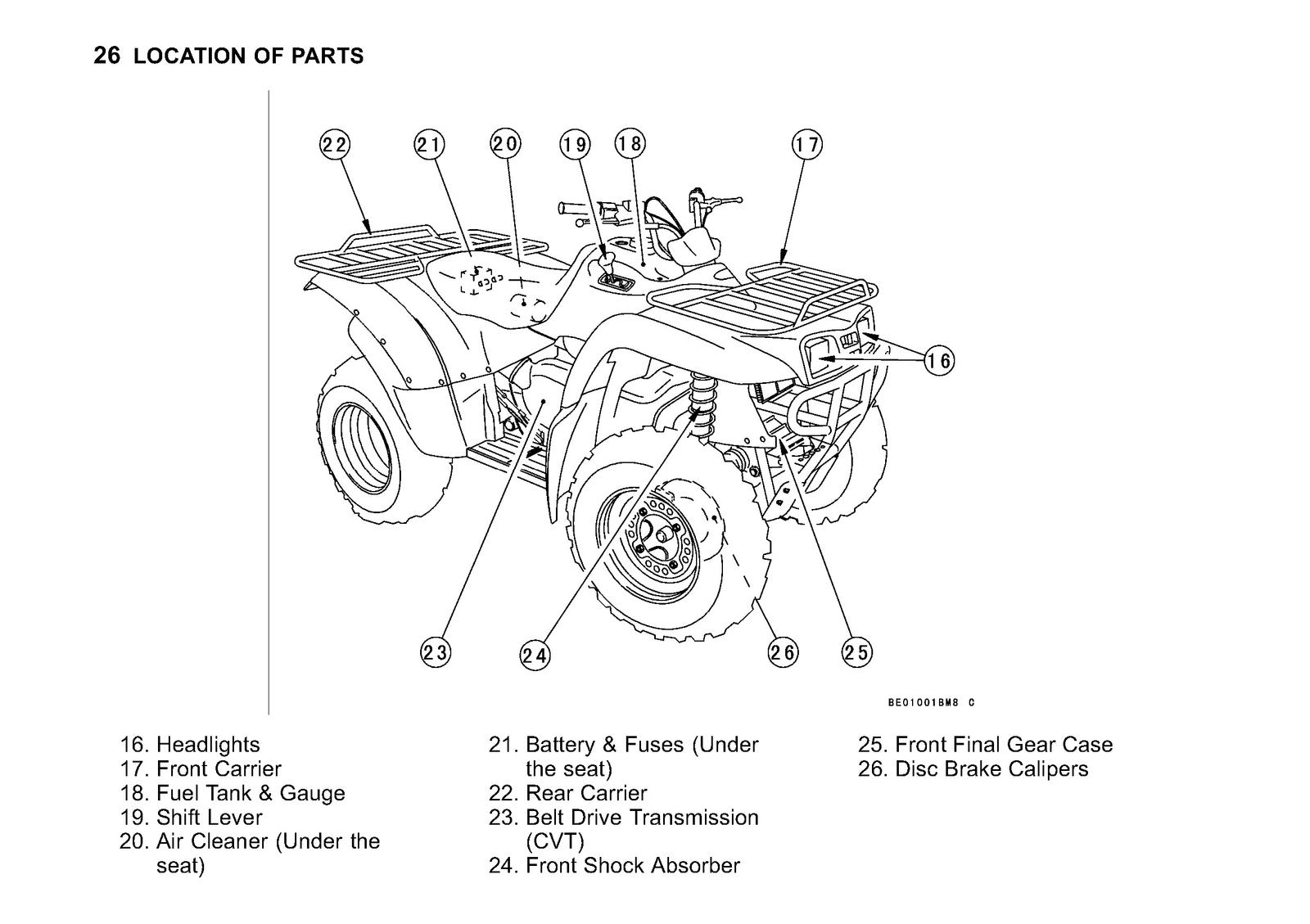 ARCTIC CAT Prairie 360 4x4 Owners Manual 2011 - STEEL WIRE BOUND - TOUGH COVERS
