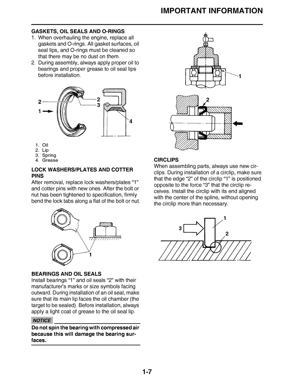 YAMAHA YZ250F Owners Service Manual 2017 - BOUND - COVERS - XL FOLDOUT PAGES