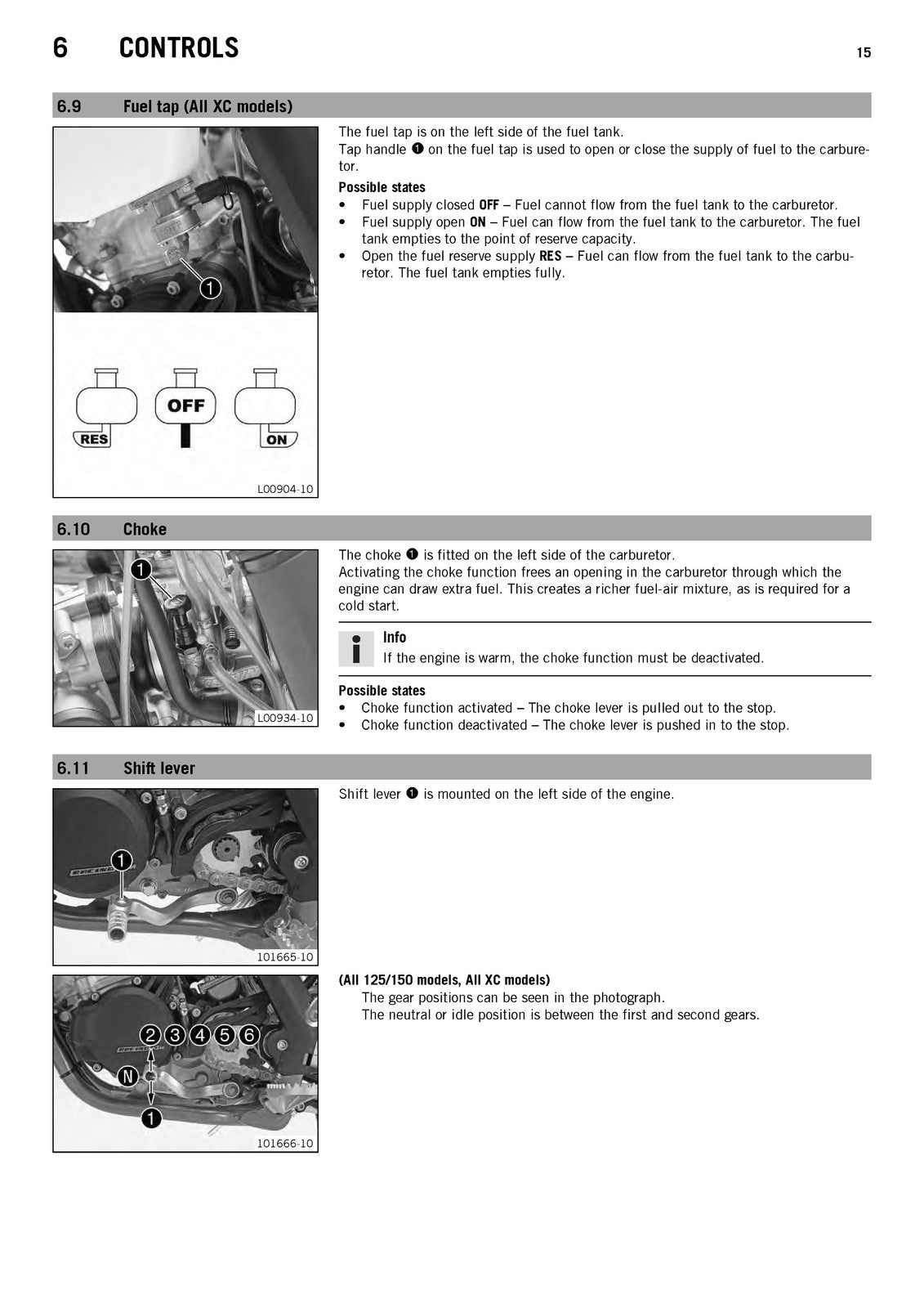 KTM 125 SX Owners Manual 2014 - STEEL WIRE BOUND - PROTECTIVE COVERS