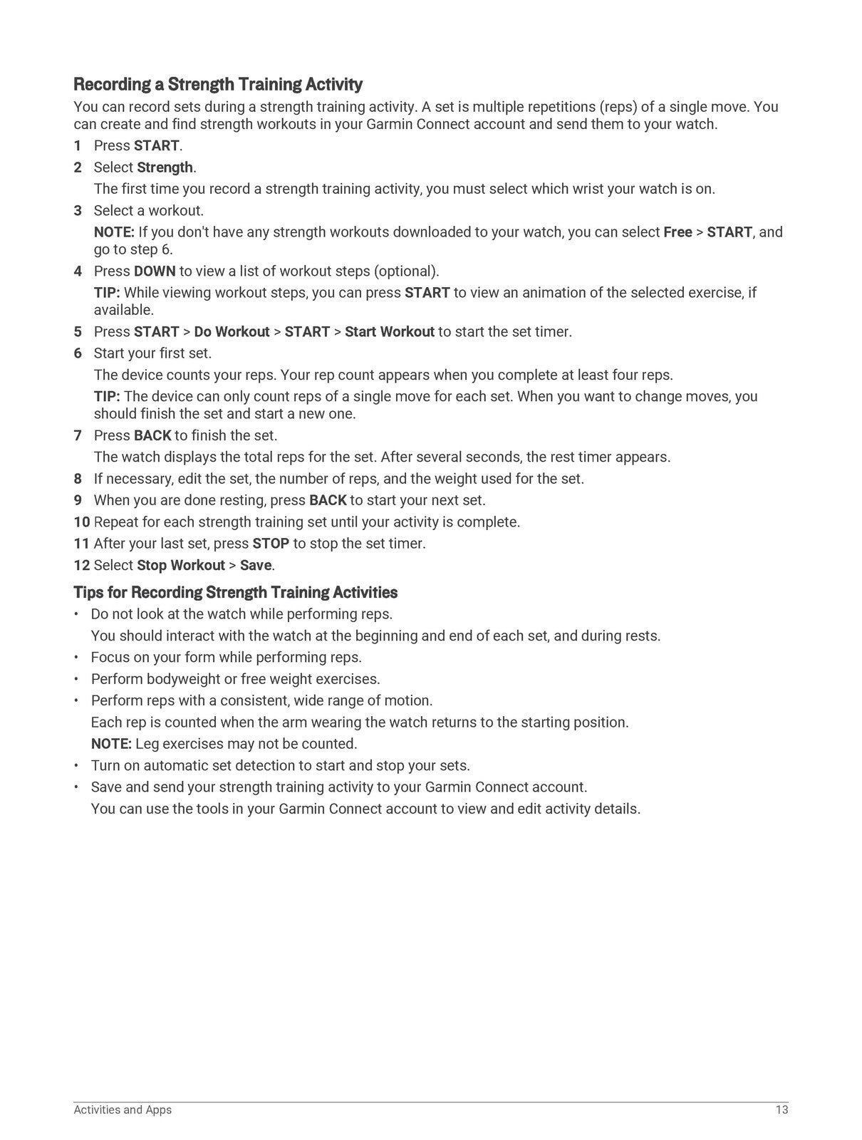 GARMIN Forerunner 255 Series Owners Manual - STEEL WIRE BOUND - TOUGH COVERS