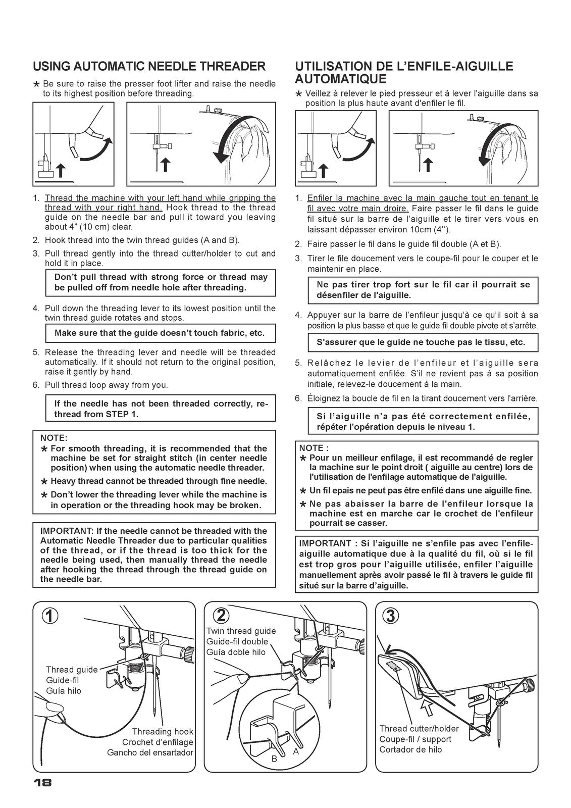 SINGER Futura XL-400 Embroidery Machine Manual - STEEL WIRE BOUND - TOUGH COVERS