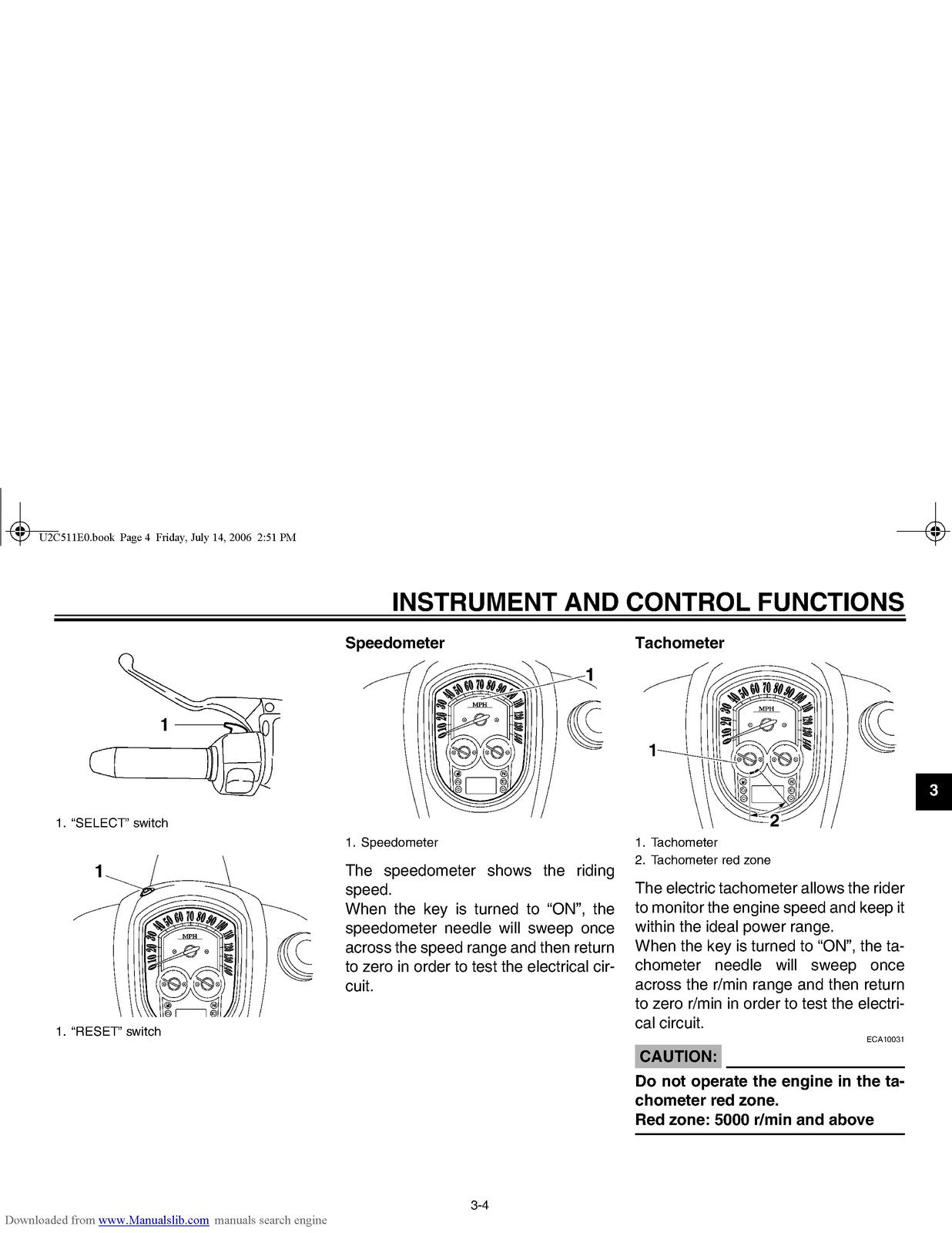 YAMAHA XV19CTSW XV19CTW XV19CTMW Stratoliner Owners Manual - WIRE BOUND - COVERS