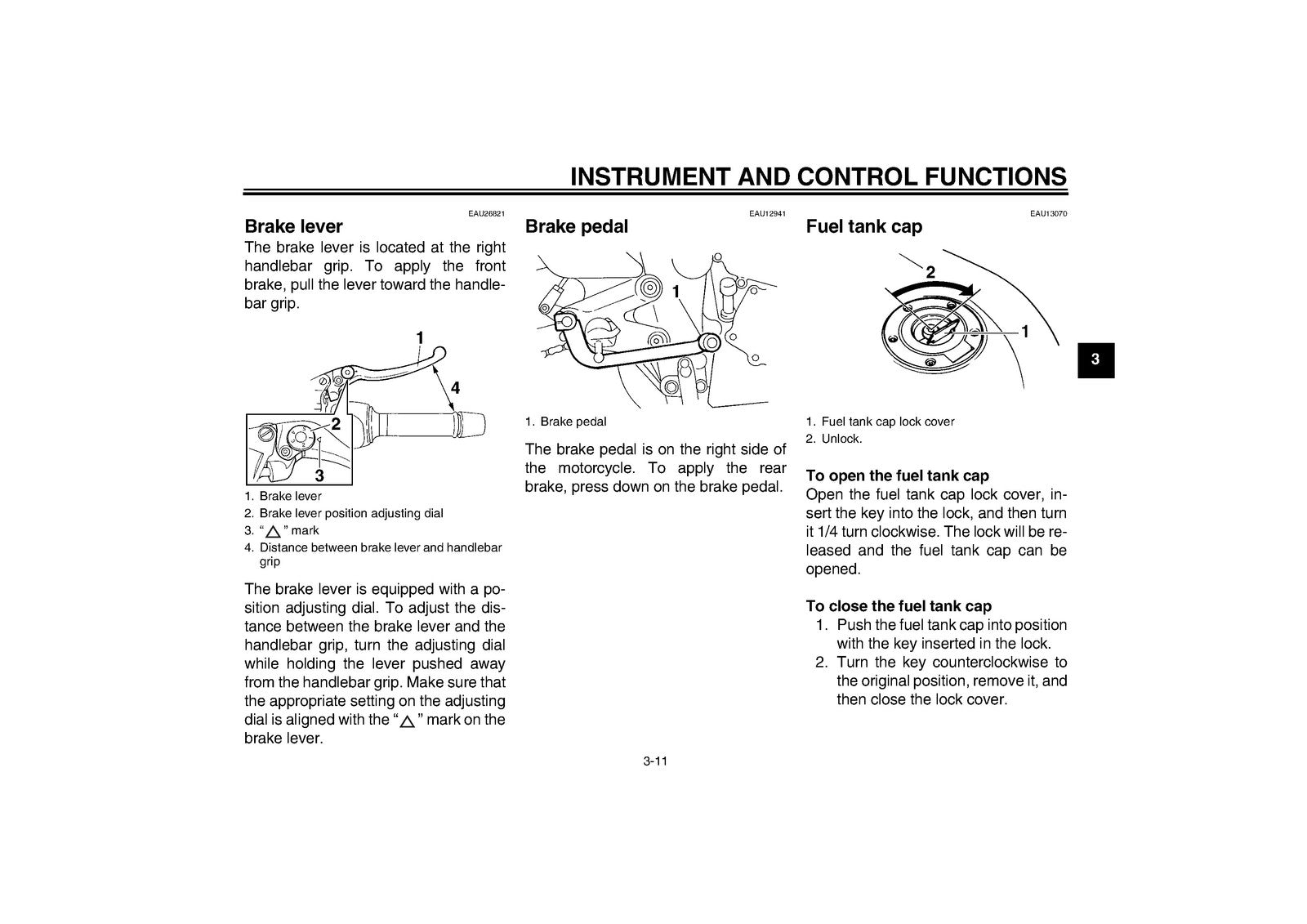 YAMAHA FZ6-S Owners Manual 2003 - STEEL WIRE BOUND - PROTECTIVE COVERS