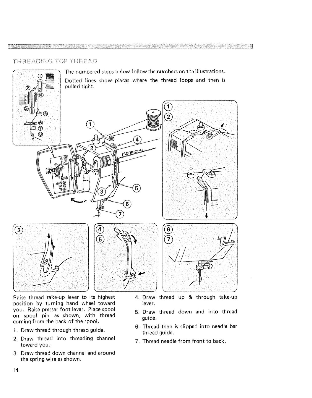 KENMORE 17881 Sewing Machine Owners Manual - STEEL WIRE BOUND - TOUGH COVERS