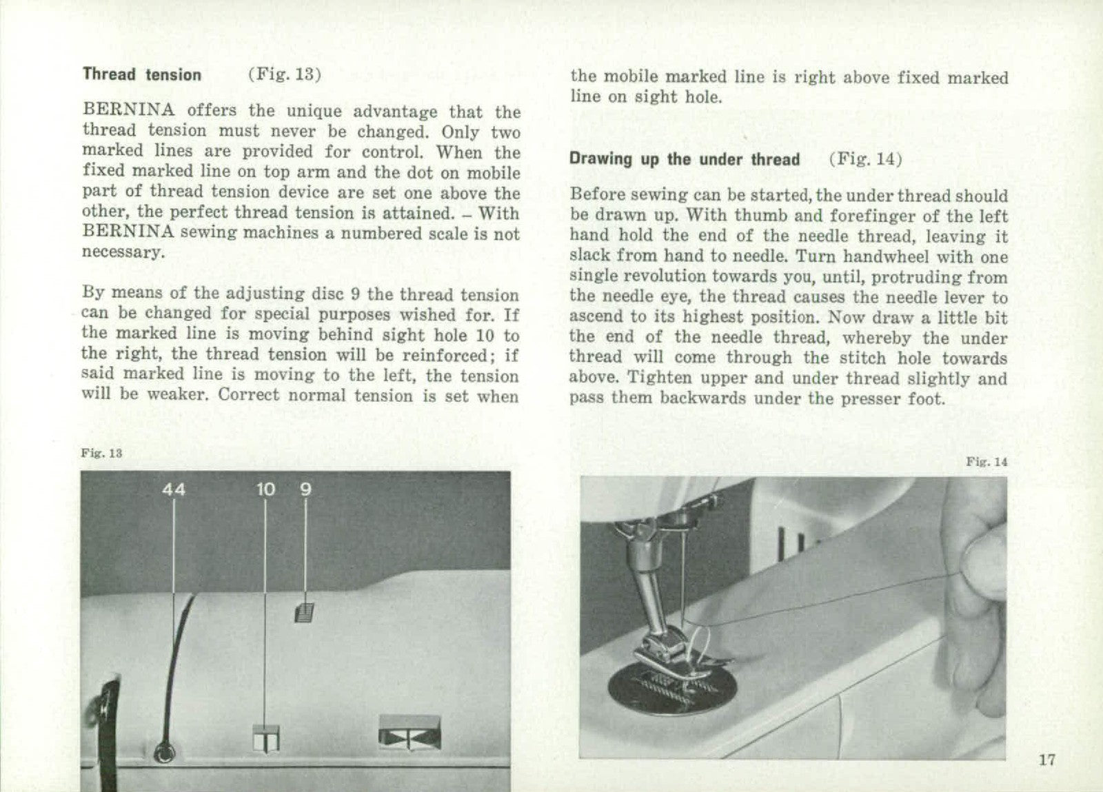 BERNINA 730 731 732 Record Operators & Parts Manual BUNDLE - WIRE BOUND - COVERS