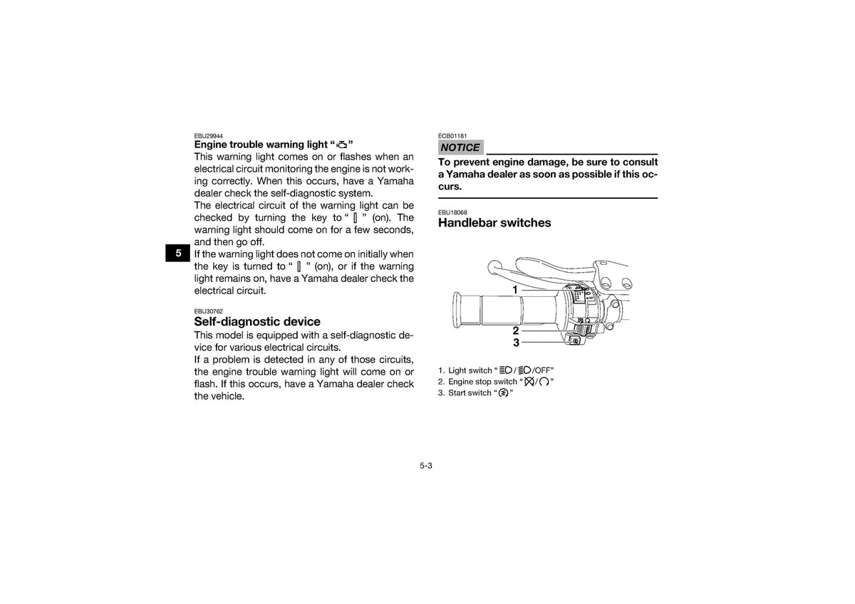 YAMAHA YFM700R ATV Owners Manual 2021 - STEEL WIRE BOUND - PROTECTIVE COVERS