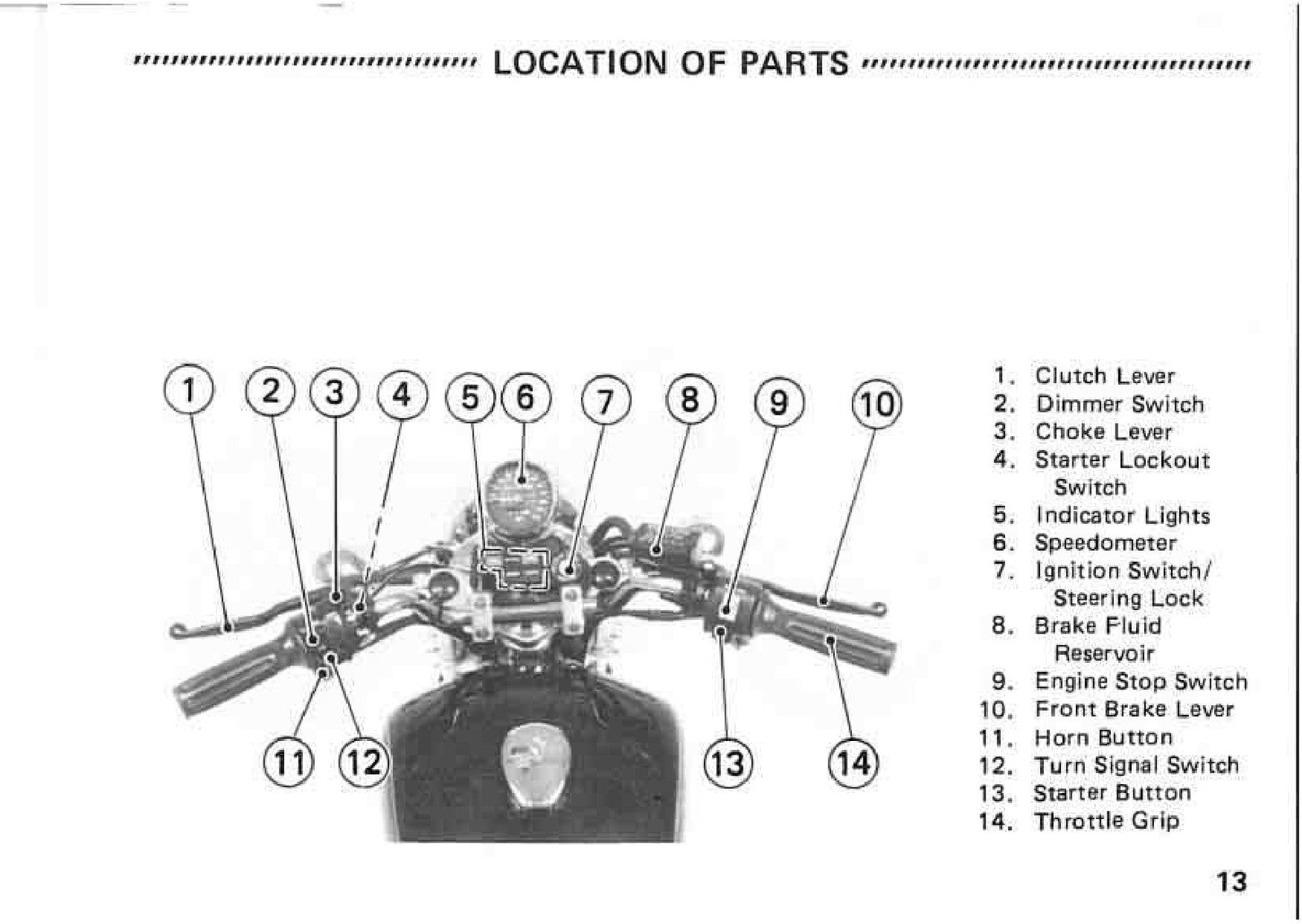 KAWASAKI Eliminator 250 Motorcycle Owners Manual - WIRE BOUND - TOUGH COVERS