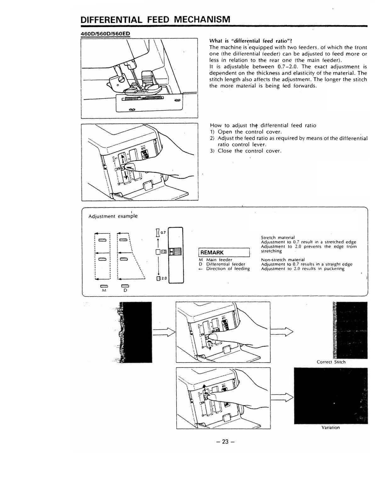 HUSQVARNA VIKING Huskylock 560ED 560D 560 460D 460 Instruction Manual - BOUND