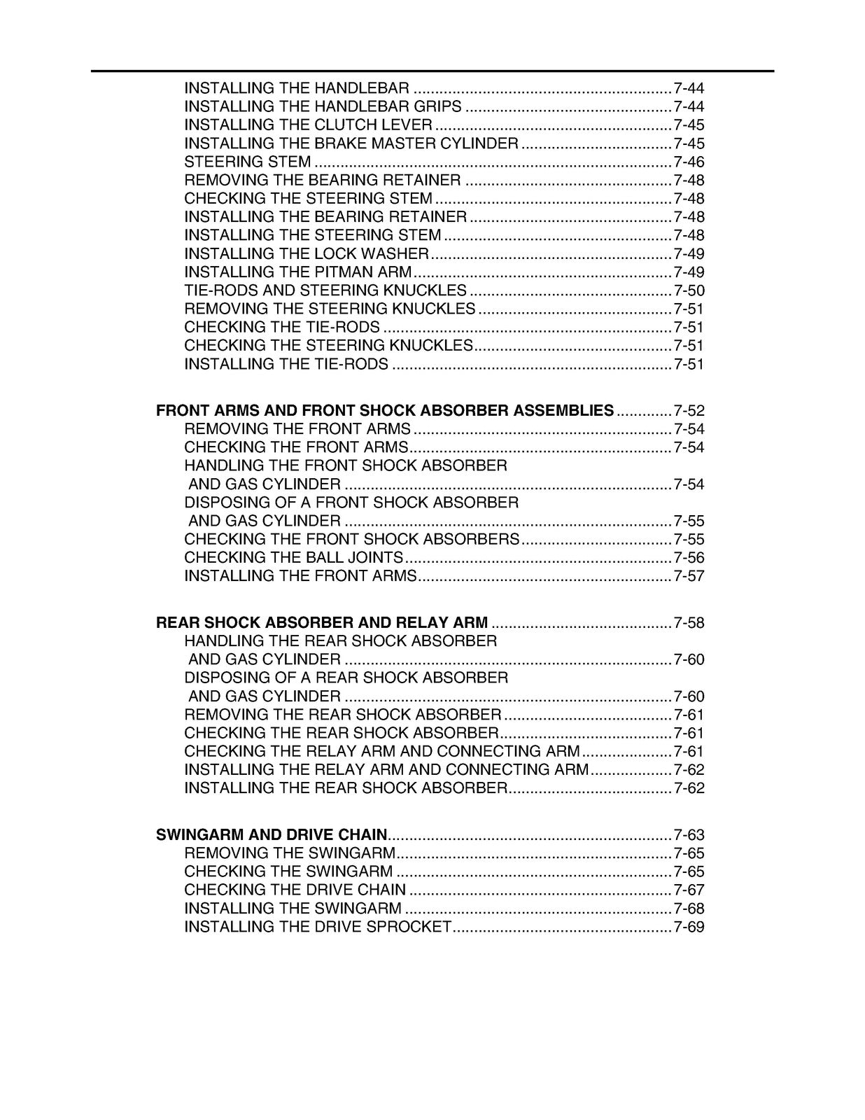 YAMAHA YFZ450S ATV Service Manual 2003 - BOUND - COVERS - XL FOLDOUT PAGES
