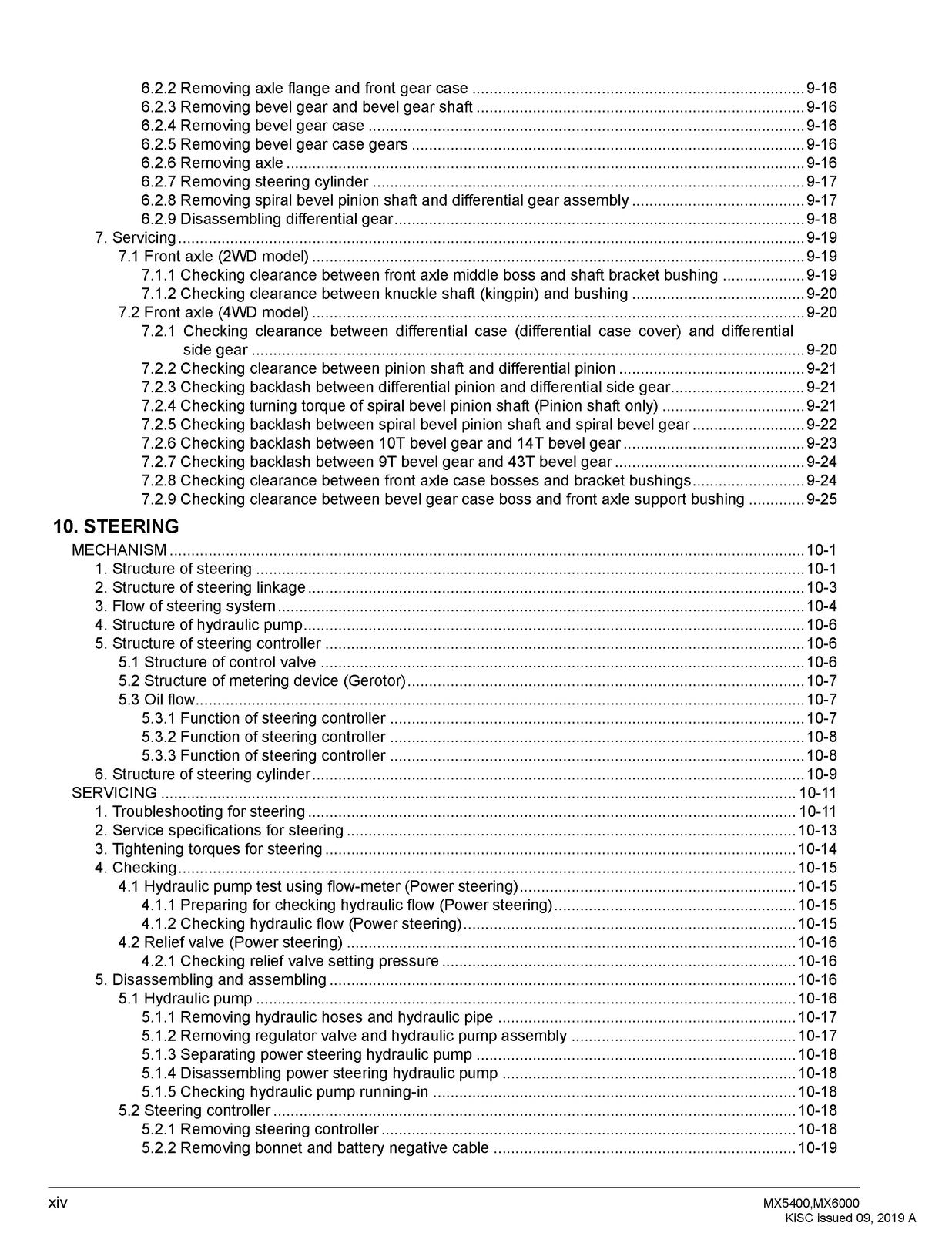 KUBOTA MX5400 MX6000 Workshop & Operators Manual BUNDLE - WIRE BOUND - COVERS