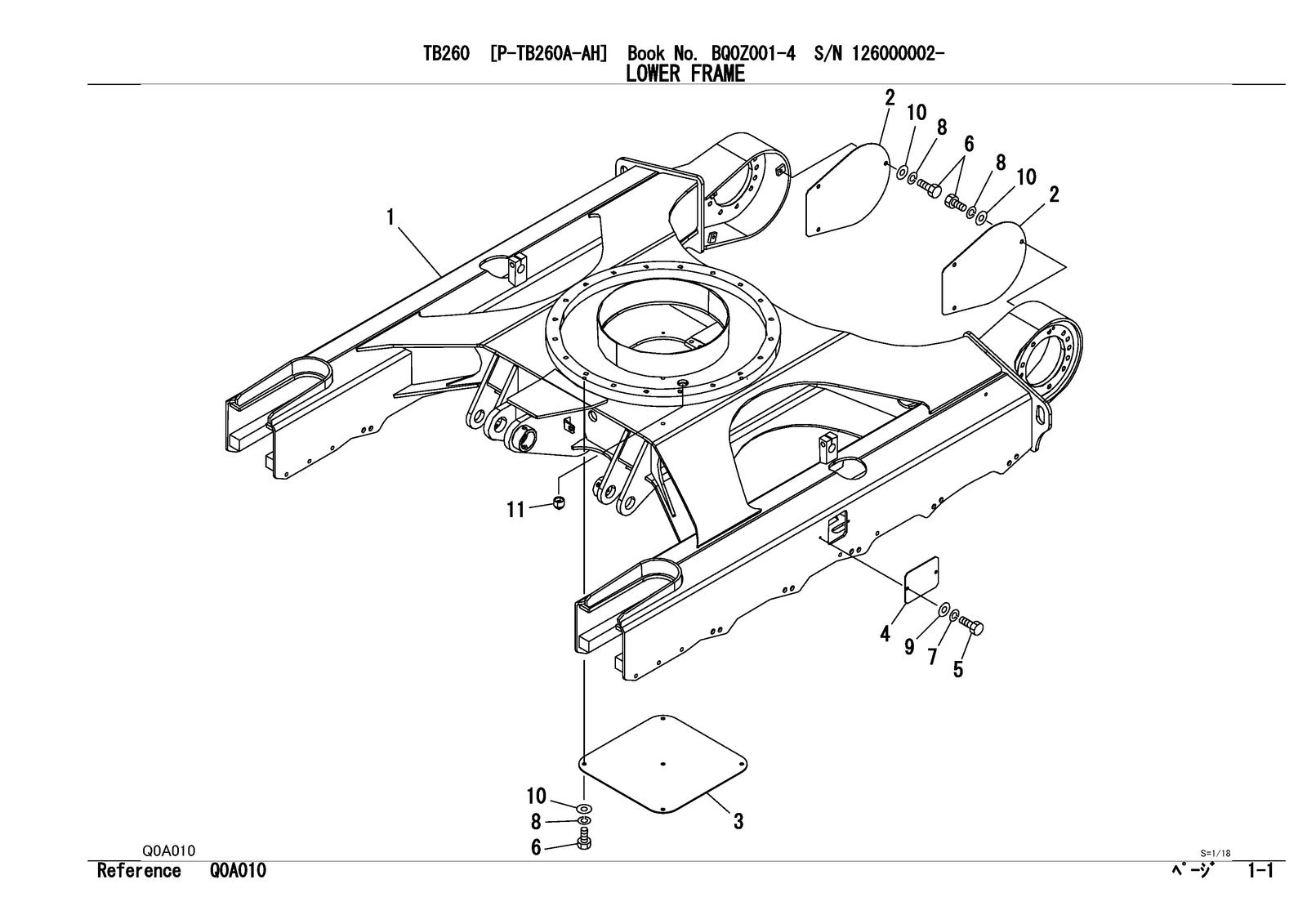 TAKEUCHI TB260 Mini Excavator Parts & Workshop Manual BUNDLE - BOUND - FOLDOUTS!