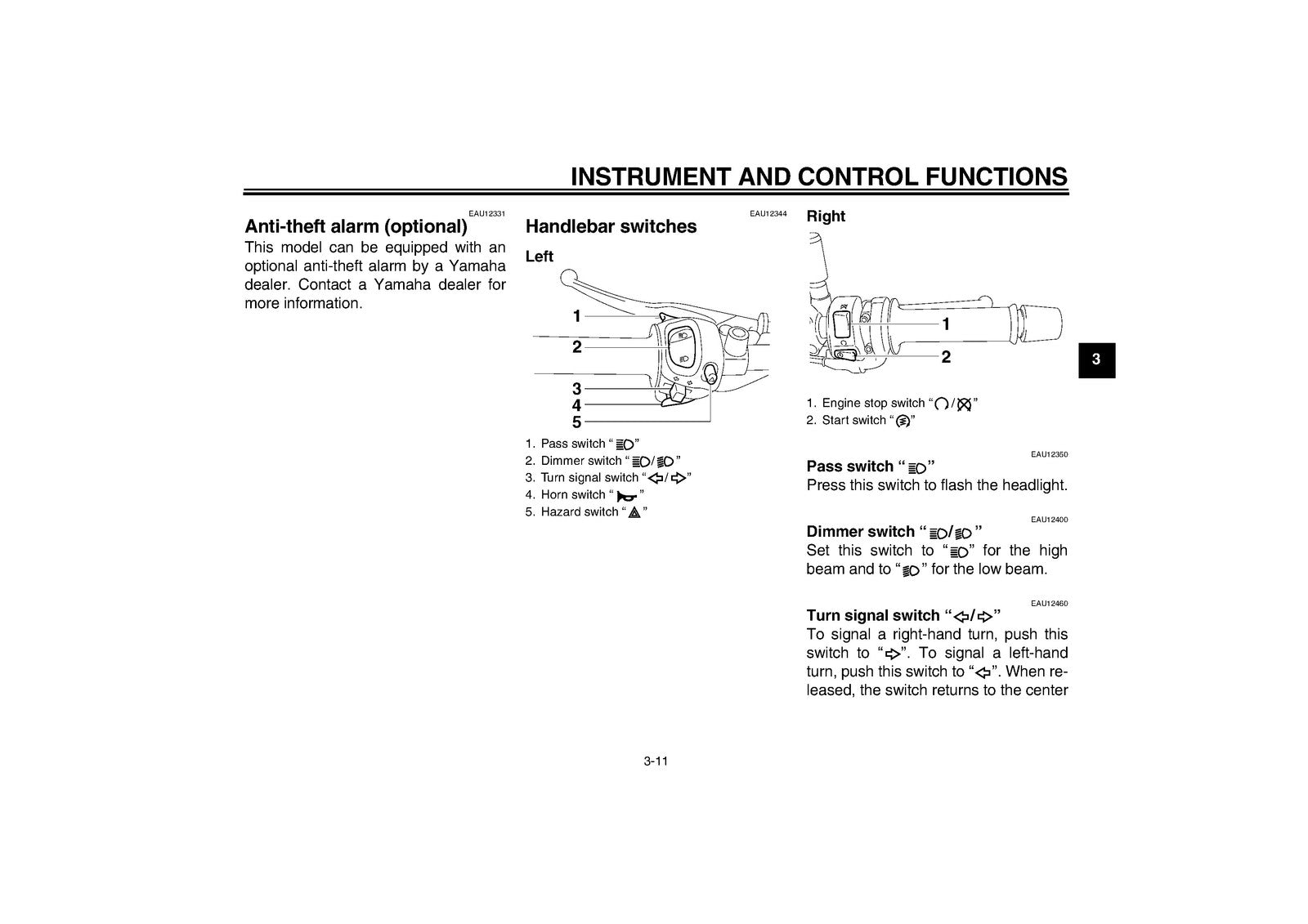 YAMAHA FZ1-N Owners Manual 2006 - STEEL WIRE BOUND - PROTECTIVE COVERS
