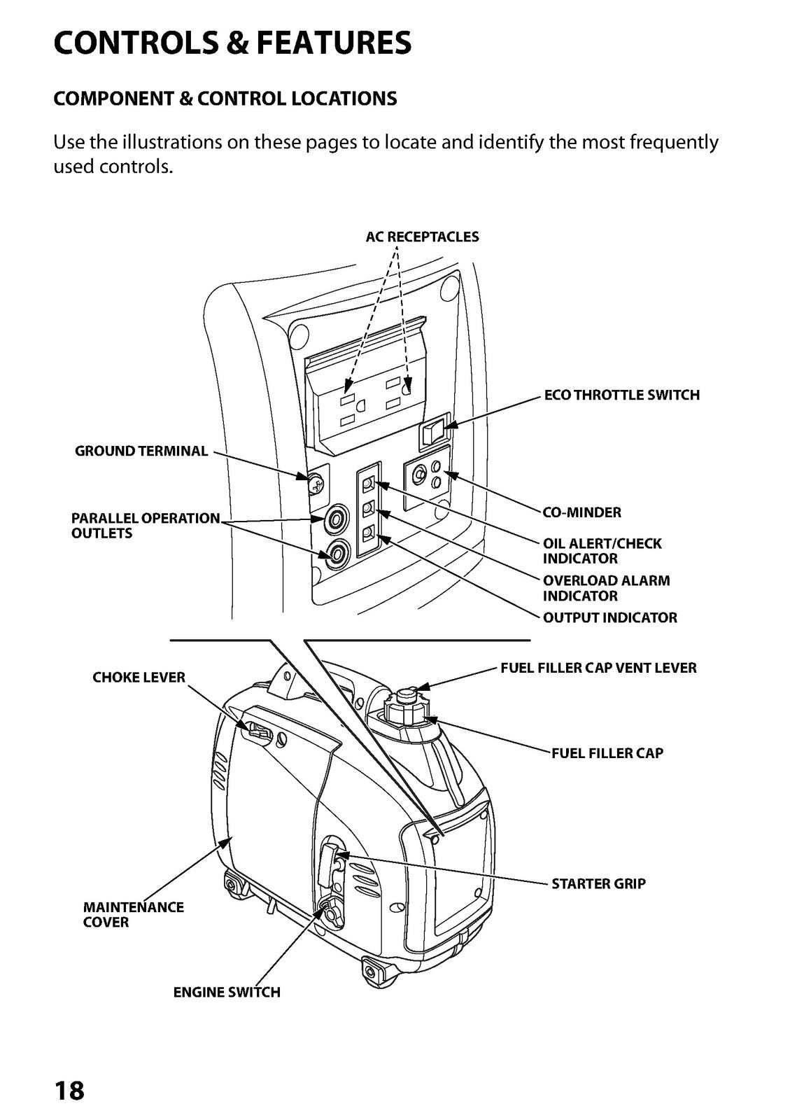 HONDA EU1000i Generator Owners Manual 2021 - STEEL WIRE BOUND - TOUGH COVERS