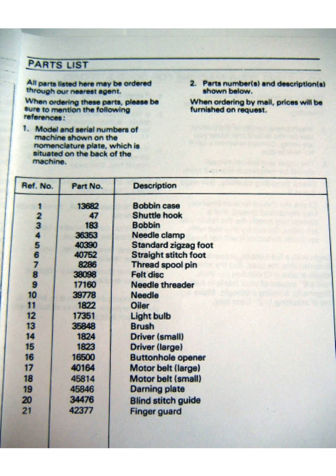 FRISTER ROSSMANN Beaver 2 Zig-Zag Sewing Machine Instruction Manual - WIRE BOUND