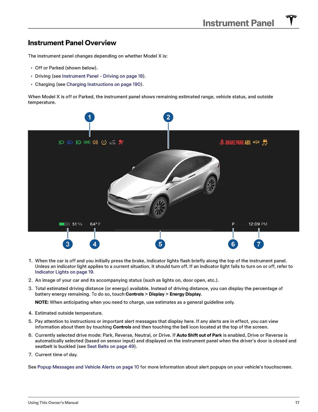 TESLA Model X Owners Manual 2024 - STEEL WIRE BOUND - PROTECTIVE COVERS