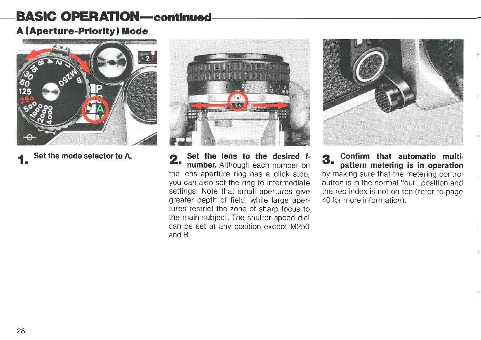 NIKON FA Camera Instuction Manual - BOUND - COVERS - XL FOLDOUT PAGES