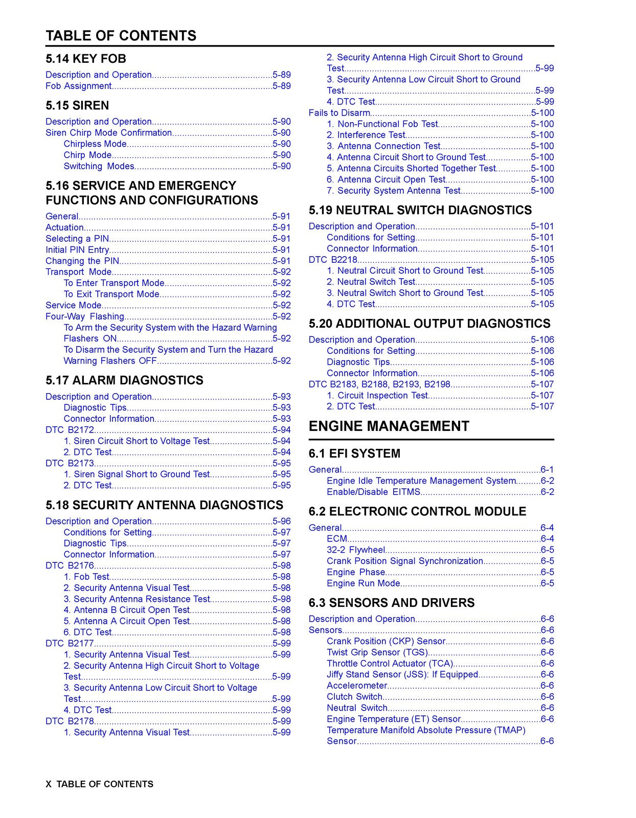 HARLEY DAVIDSON Touring Models Electrical Diagnostic Manual 2015, FOLDOUTS