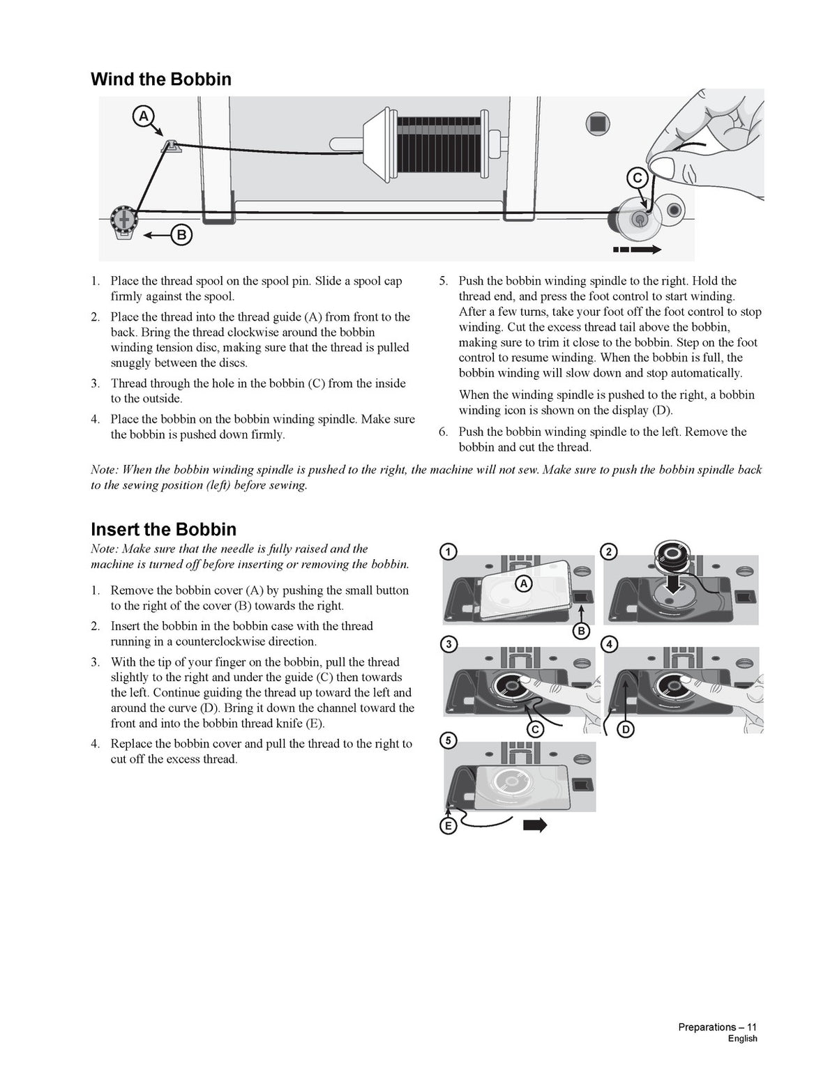 SINGER HD 6600C HD 6605C HD 6700C HD 6705C Operators Manual BUNDLE - WIRE BOUND