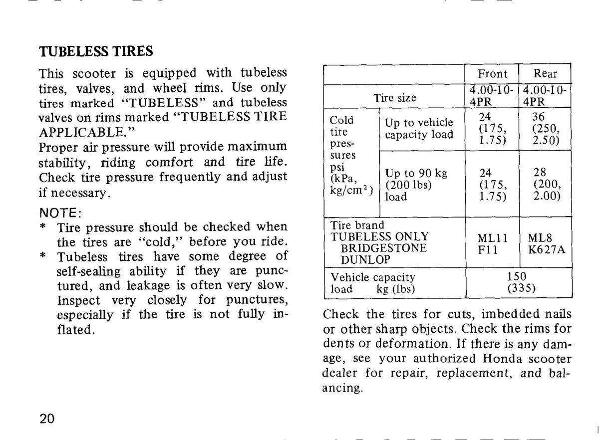 HONDA CH250 Elite 250 Scooter Owners Manual 1985 - WIRE BOUND - TOUGH COVERS