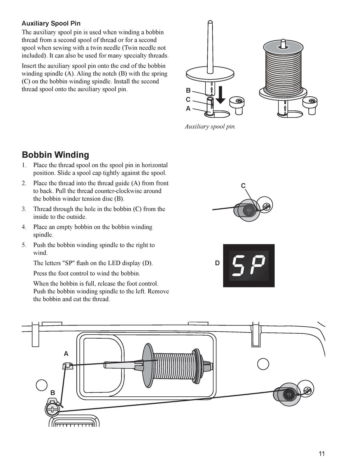 SINGER C240 Sewing Machine Instruction Manual - STEEL WIRE BOUND - TOUGH COVERS