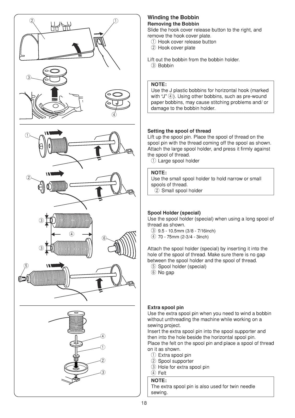 JANOME Horizon Memory Craft Special Edition 8900QCP Instruction Manual - BOUND
