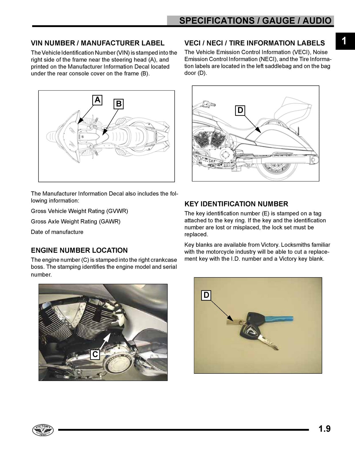VICTORY Vision Street Tour Service Manual 2008 - BOUND - COVERS - XL FOLDOUTS