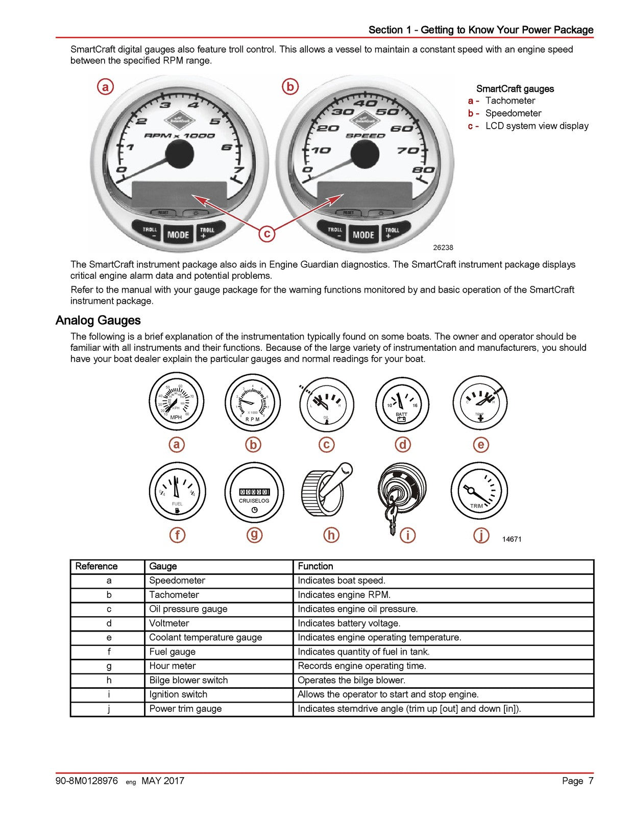 MERCURY MERCRUISER 82L MAG HO SeaCore Sterndrive Maintenance Manual 2017