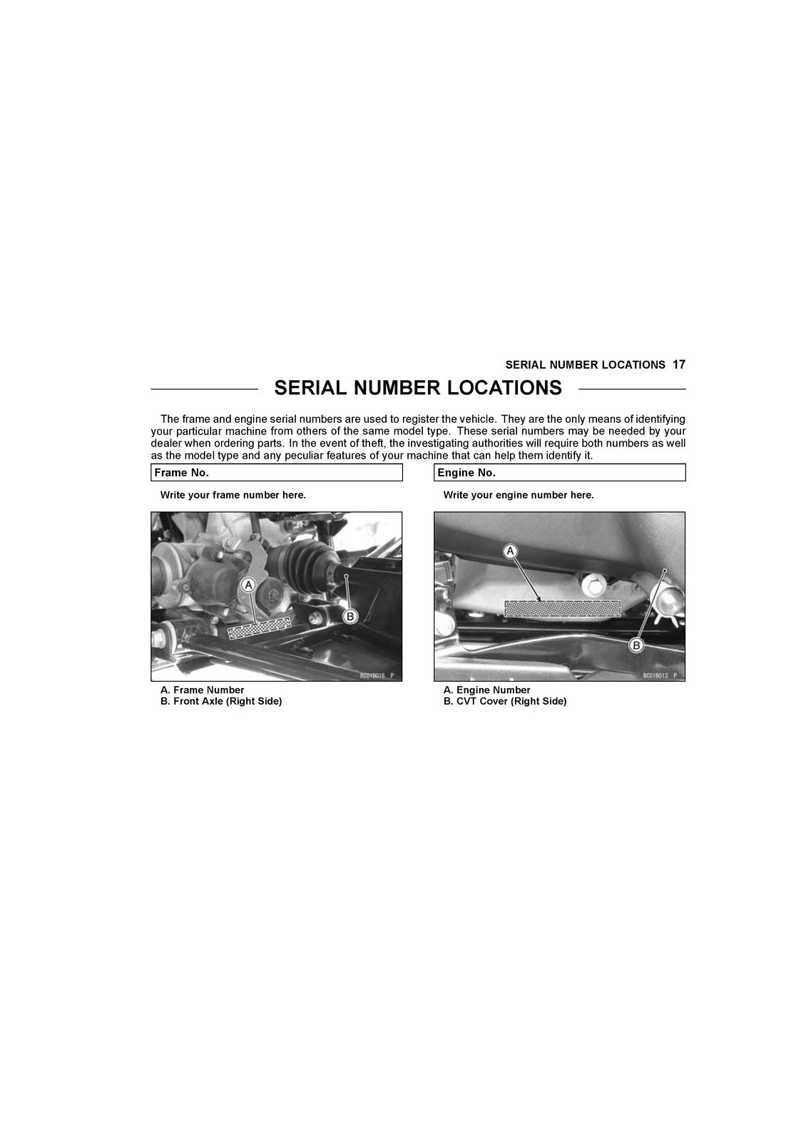 KAWASAKI Brute Force 750 4x4i EPS Owners Manual 2019 - WIRE BOUND - TOUGH COVERS