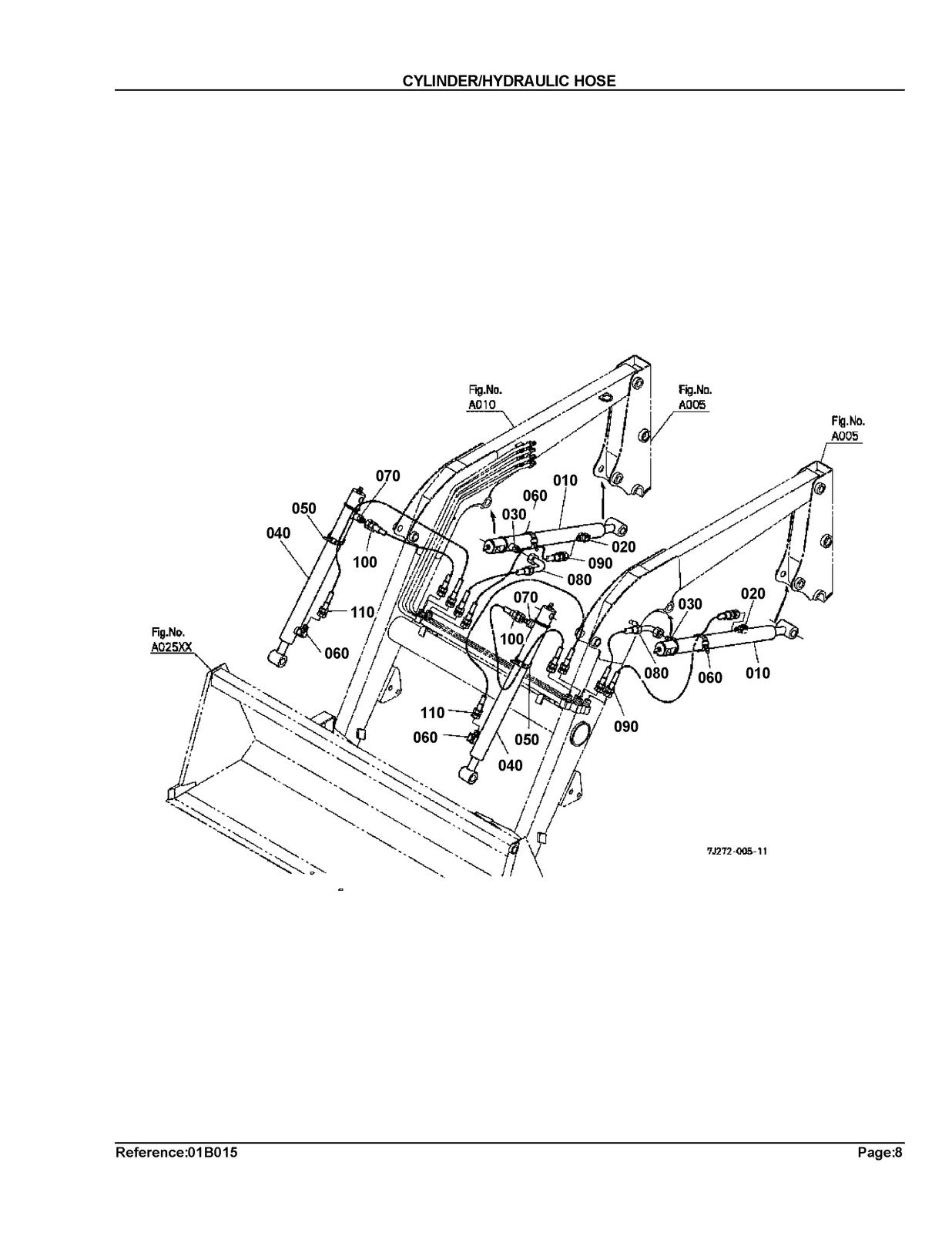 KUBOTA LA703 Loader Illustrated Parts List Manual - WIRE BOUND - TOUGH COVERS