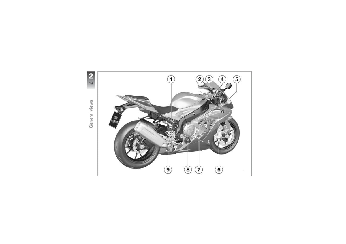 BMW S 1000 RR Motorcycle Riders Manual 2016 - STEEL WIRE BOUND - TOUGH COVERS