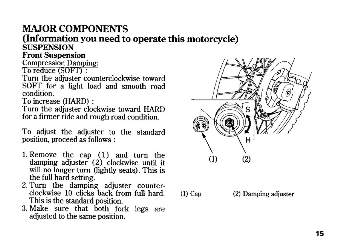 HONDA XR250 Owners Manual 2006 - BOUND - COVERS - XL FOLDOUT PAGES