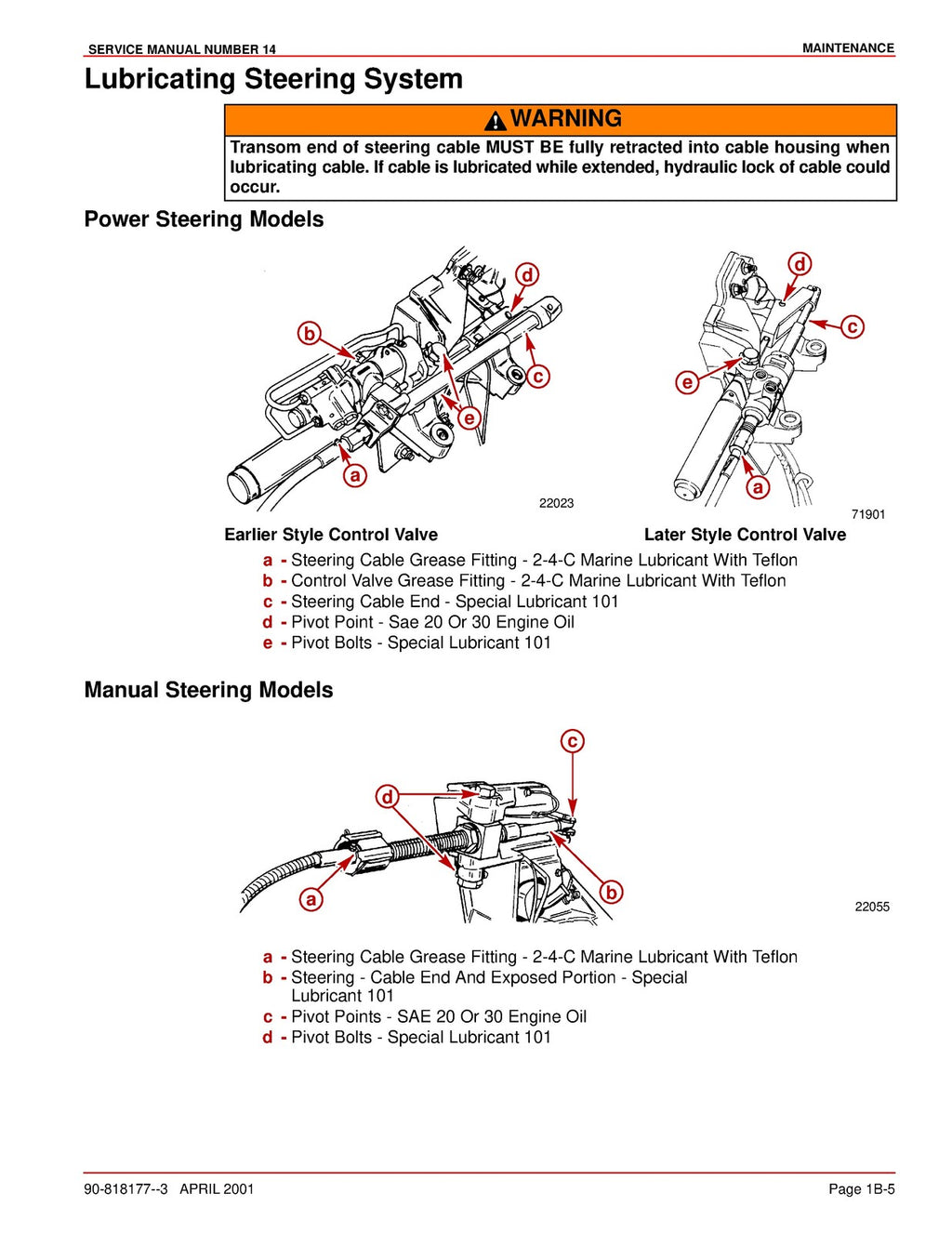 MERCURY Mercruiser #14 Sterndrive Units Alpha One Generation II SERVICE MANUAL