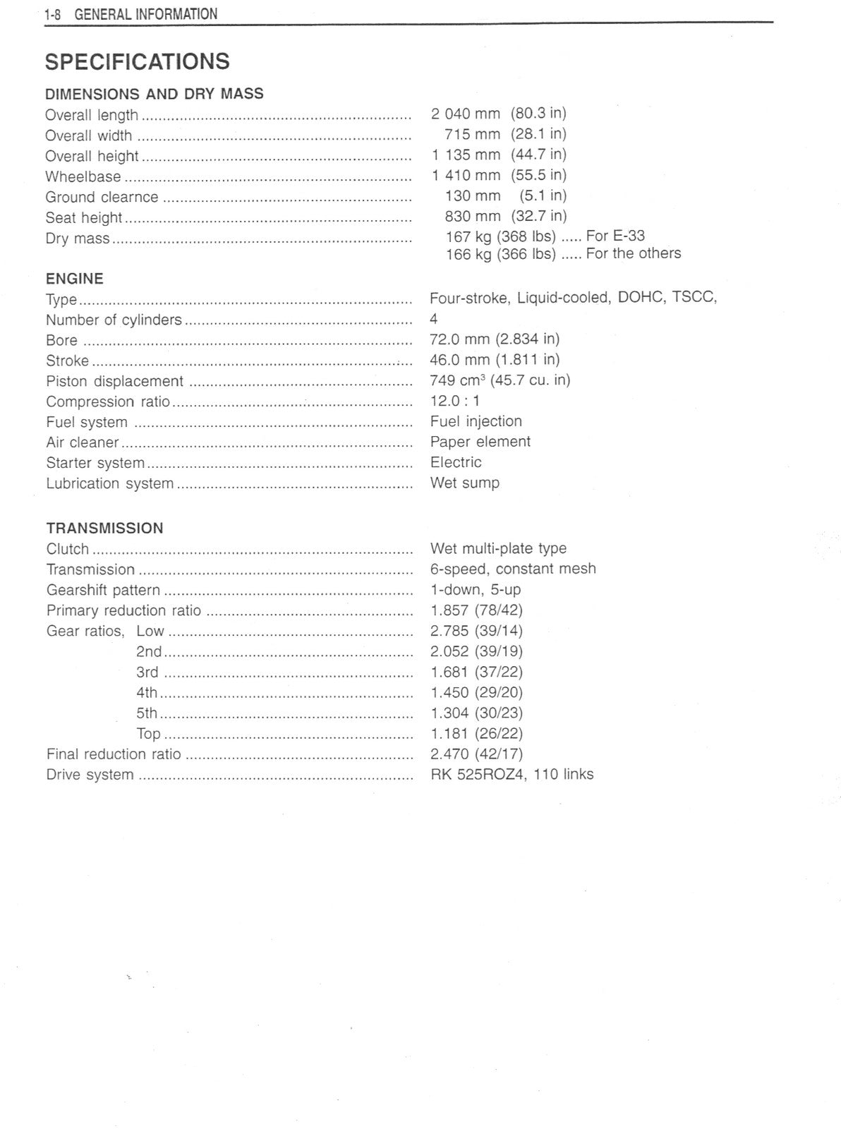 SUZUKI GSX-R750 Motorcycle Service Manual 2000-2002 - BOUND - COVERS - FOLDOUTS