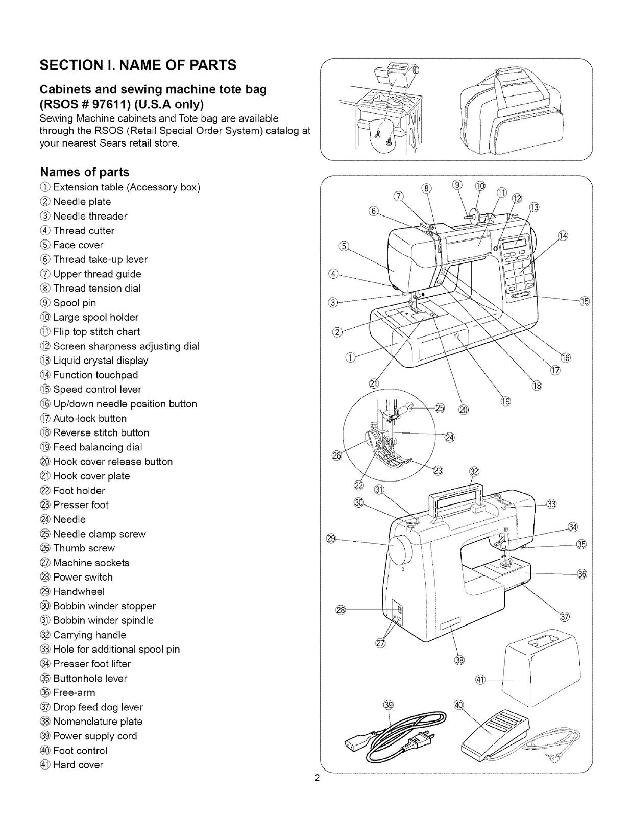 KENMORE 385-19233 Sewing Machine Owners Manual - WIRE BOUND - TOUGH COVERS
