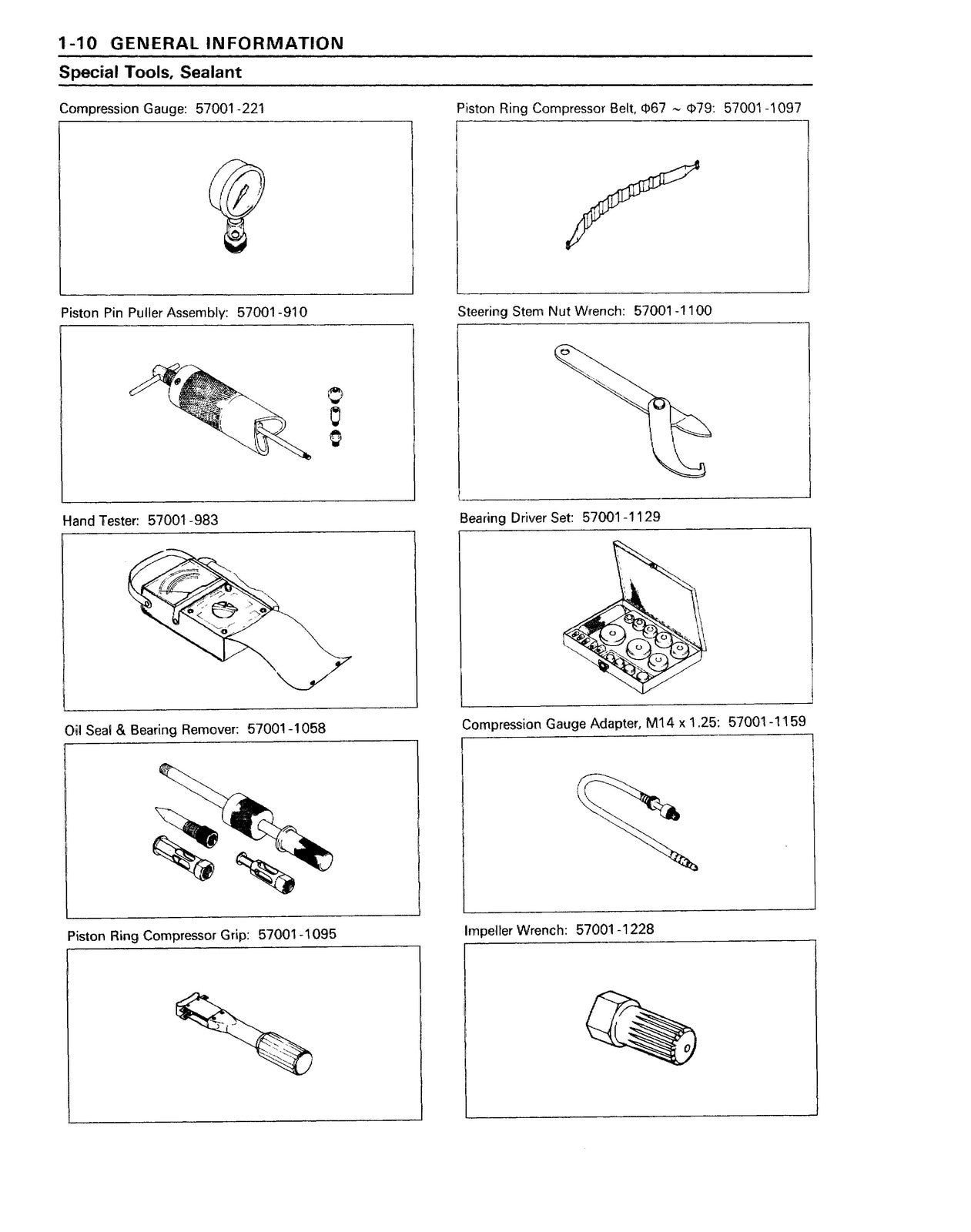 KAWASAKI Jet Ski XiR Watercraft Service Manual - STEEL WIRE BOUND - TOUGH COVERS