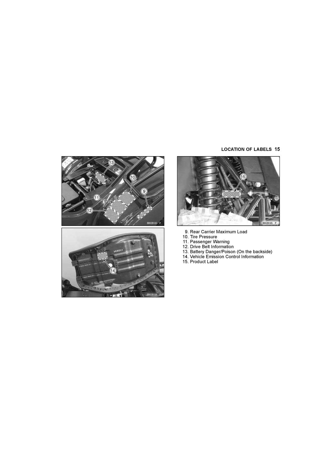 KAWASAKI Brute Force 300 ATV Owners Manual 2014 - WIRE BOUND - TOUGH COVERS
