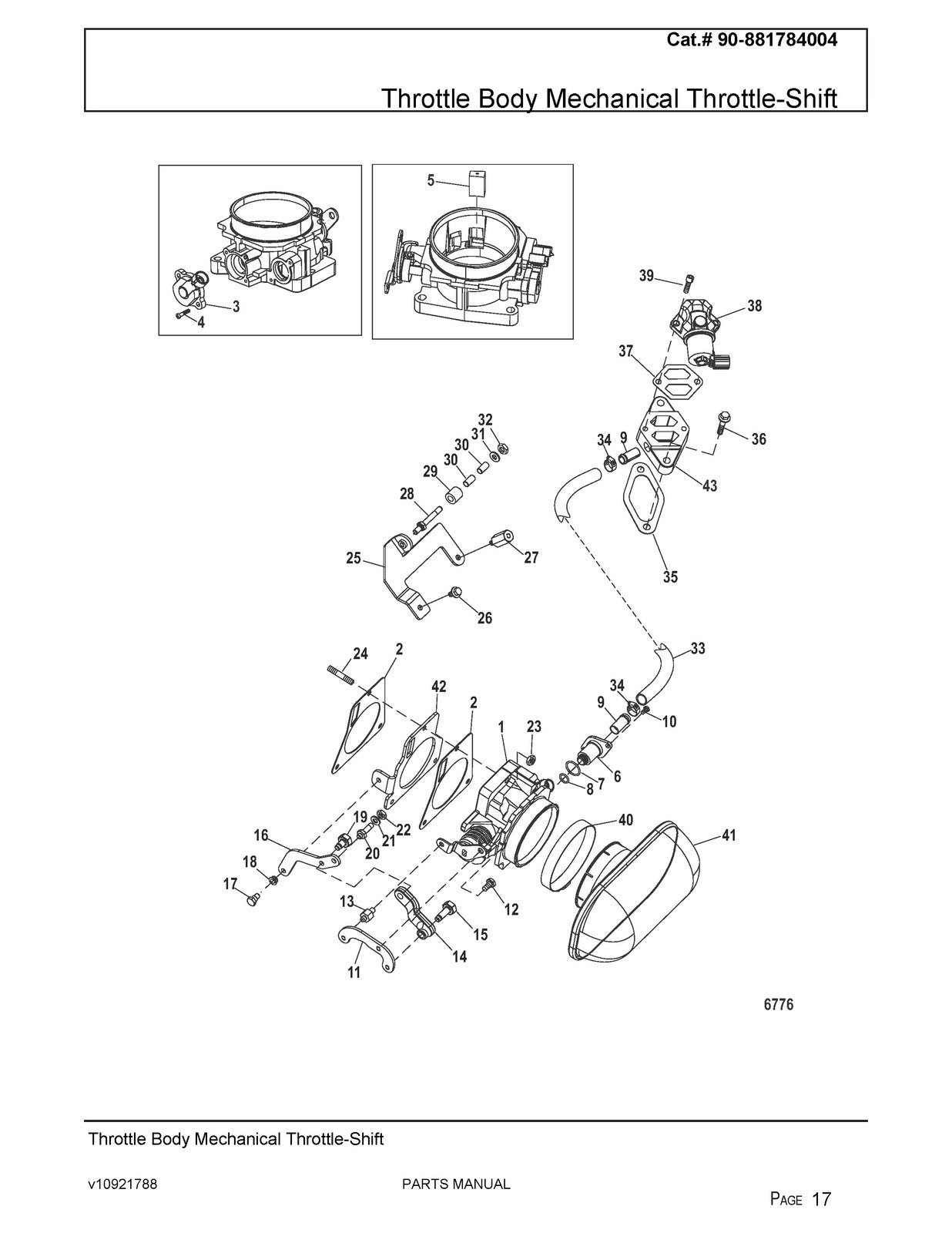 MERCURY MERCRUISER 496 MAG Sterndrive Parts Manual - WIRE BOUND - TOUGH COVERS